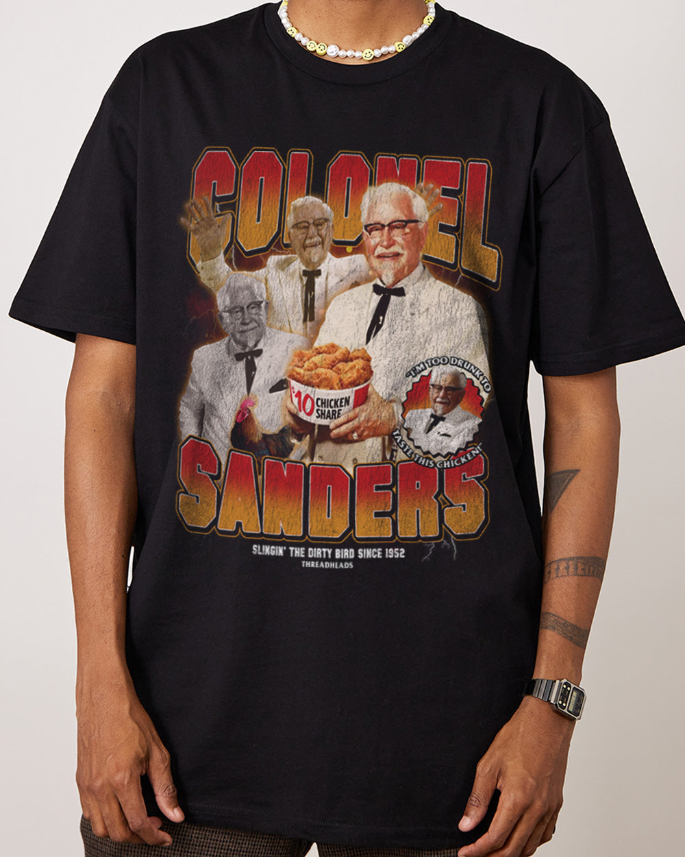 Colonel Sanders T-Shirt Australia Online #colour_black