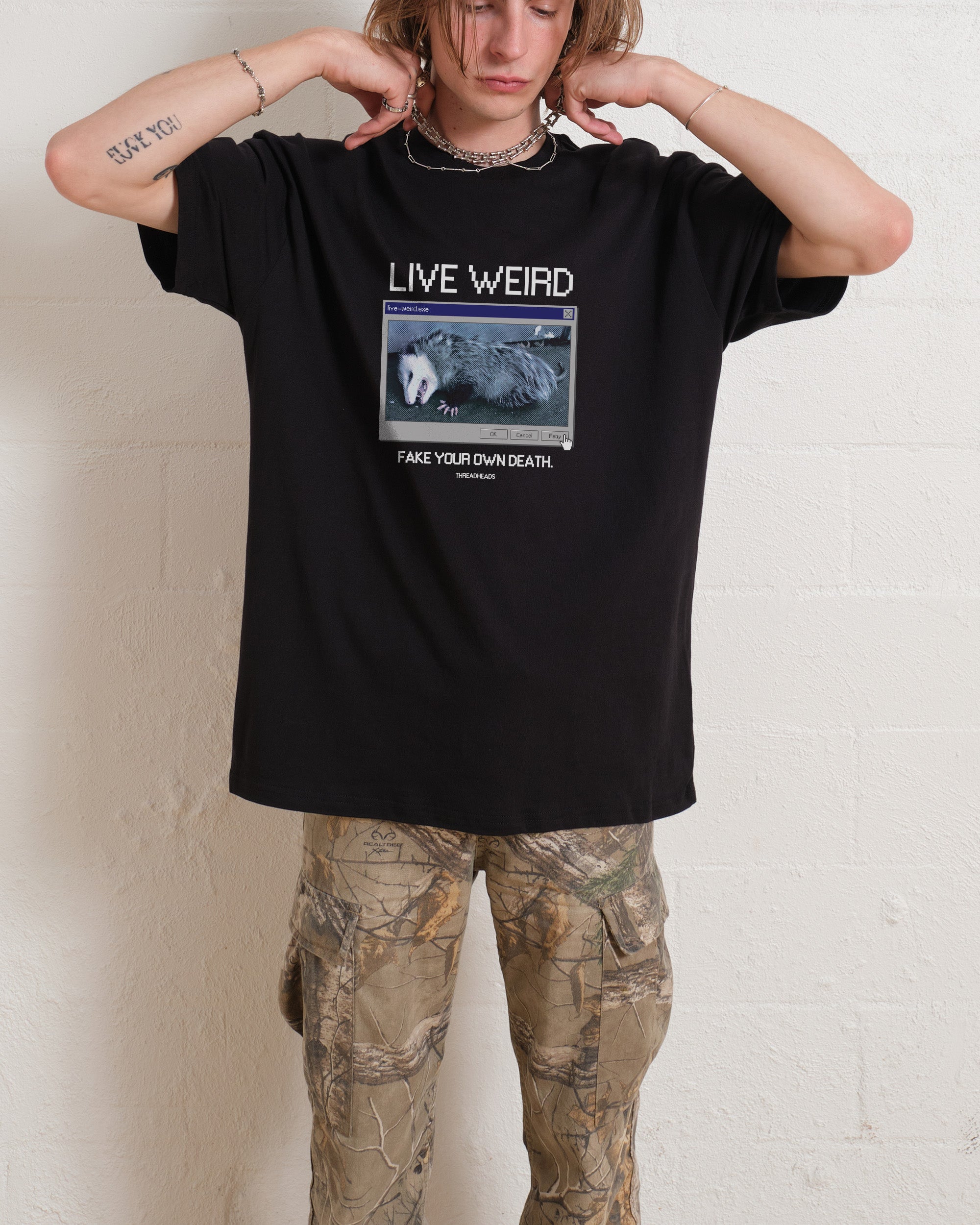 Live Weird, Fake Your Own Death T-Shirt #gender_men's