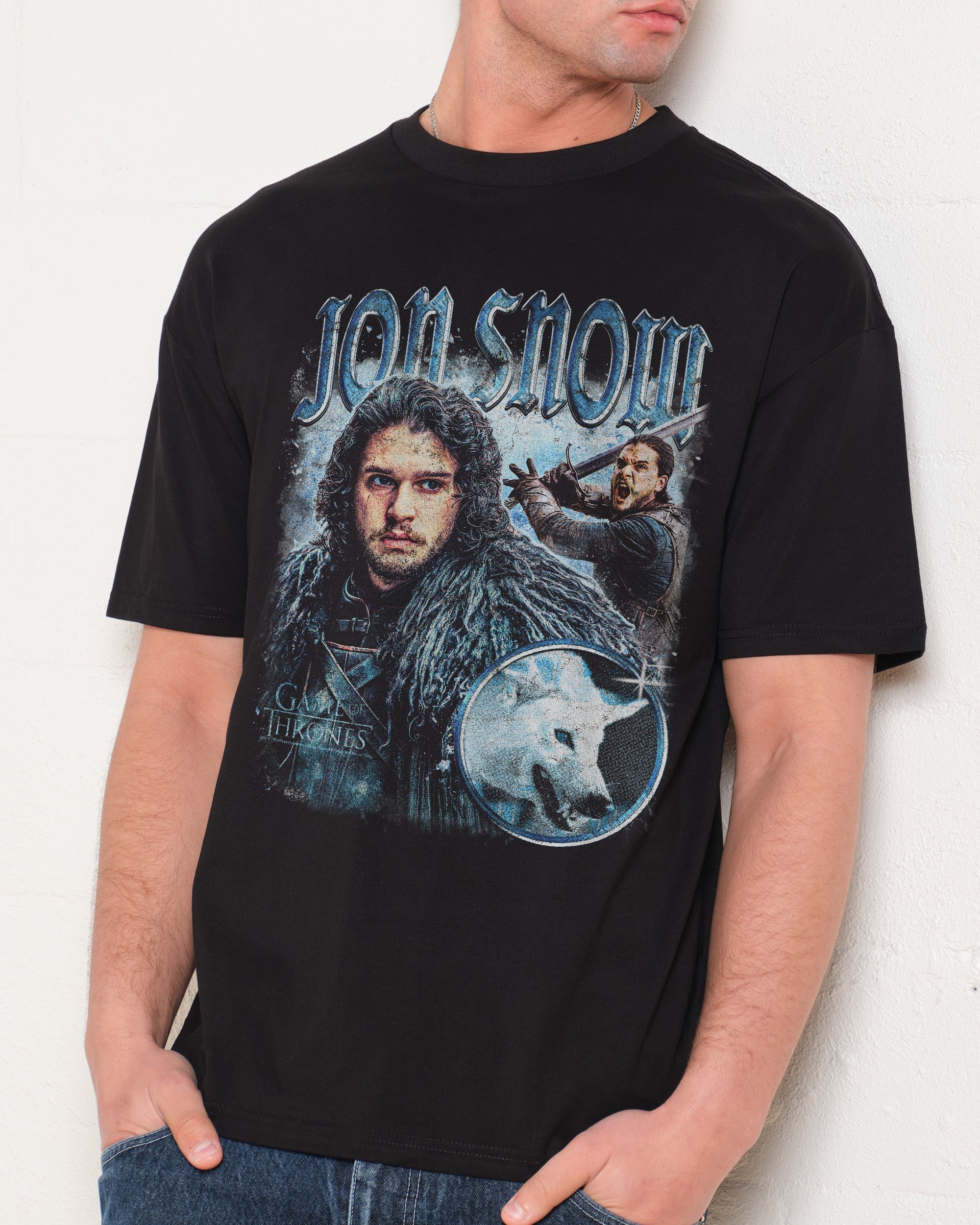 Vintage Jon Snow T-Shirt #gender_men's