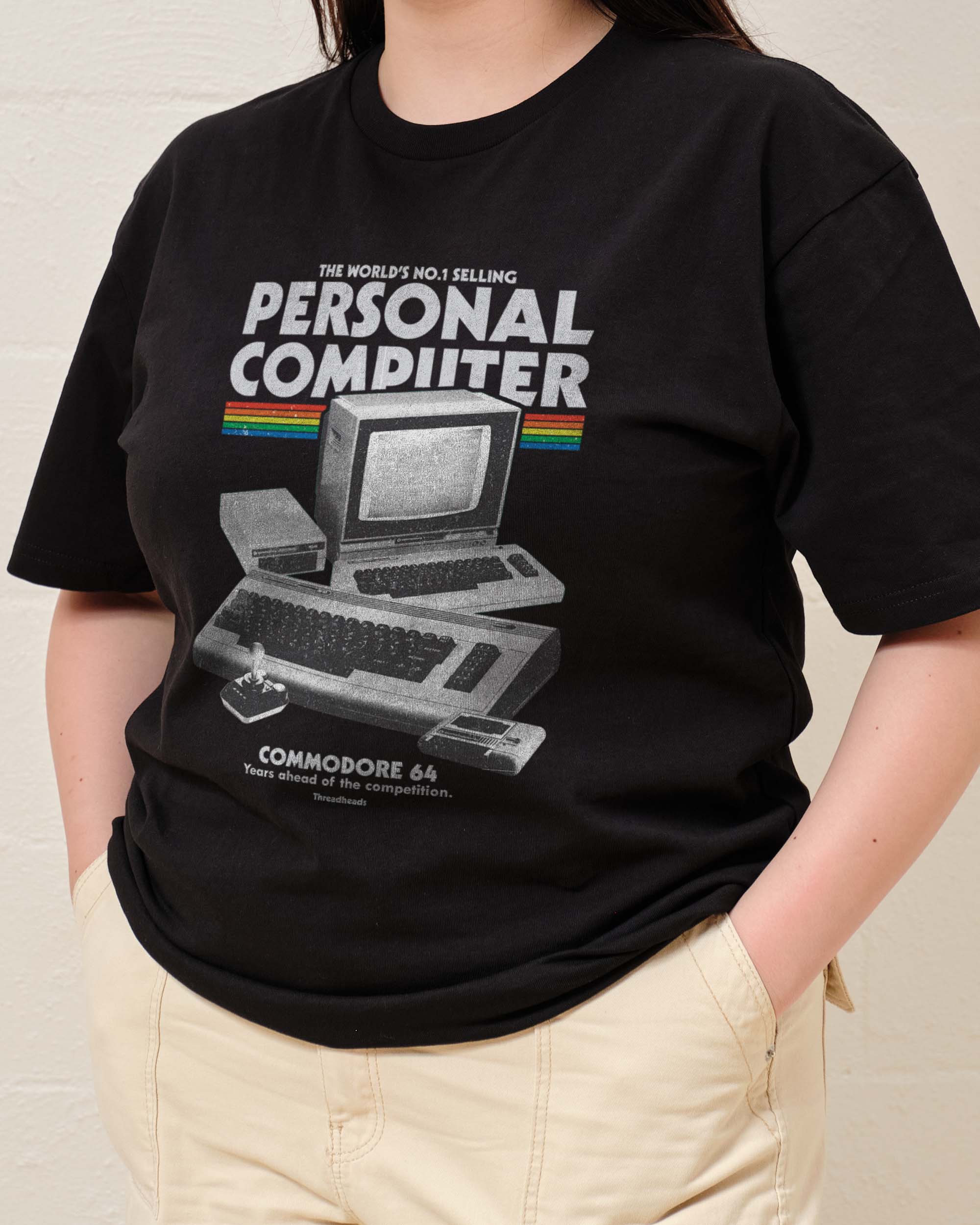 Retro Commodore 64 T-Shirt Australia Online Black