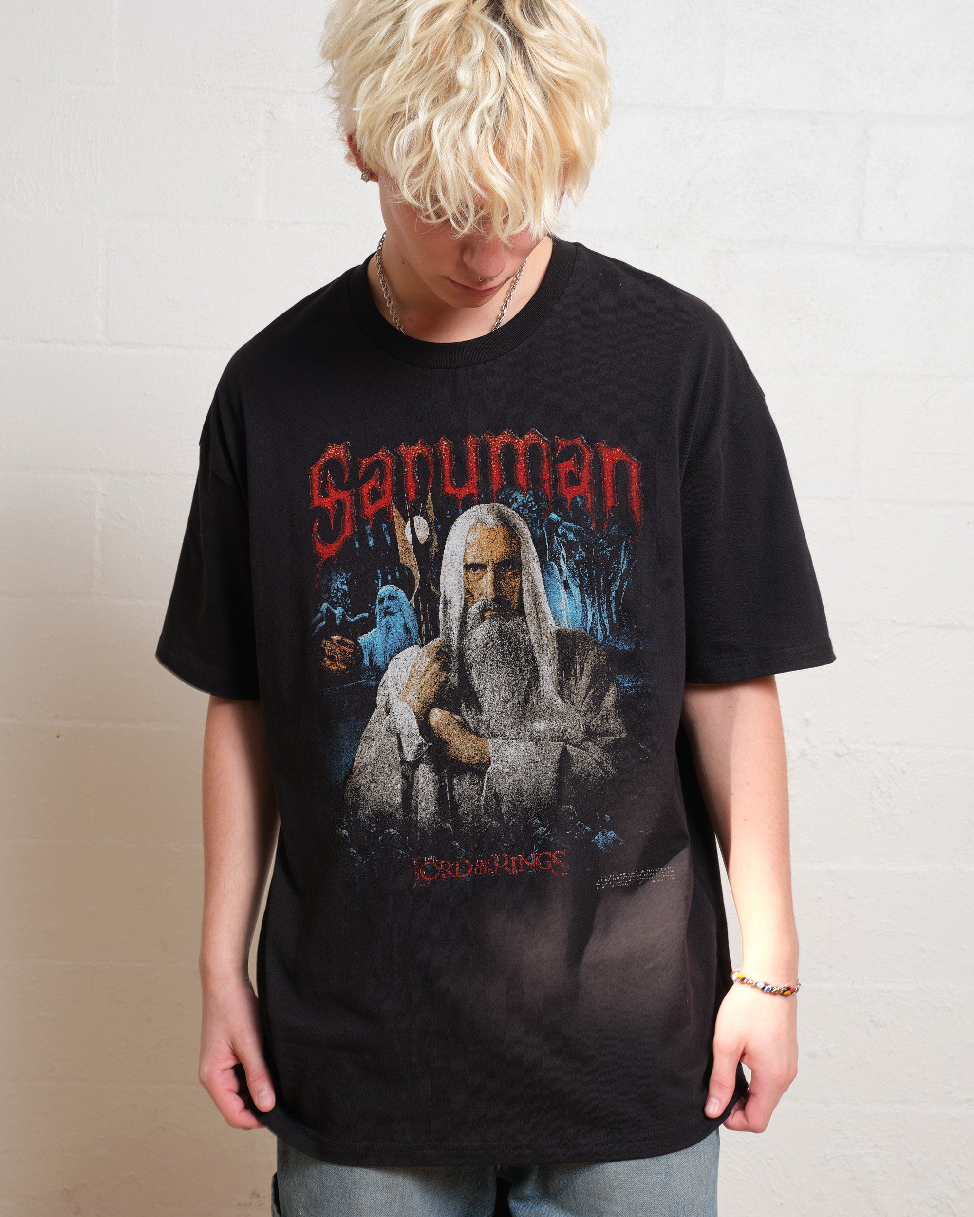 Vintage Saruman T-Shirt Australia Online #gender_men's