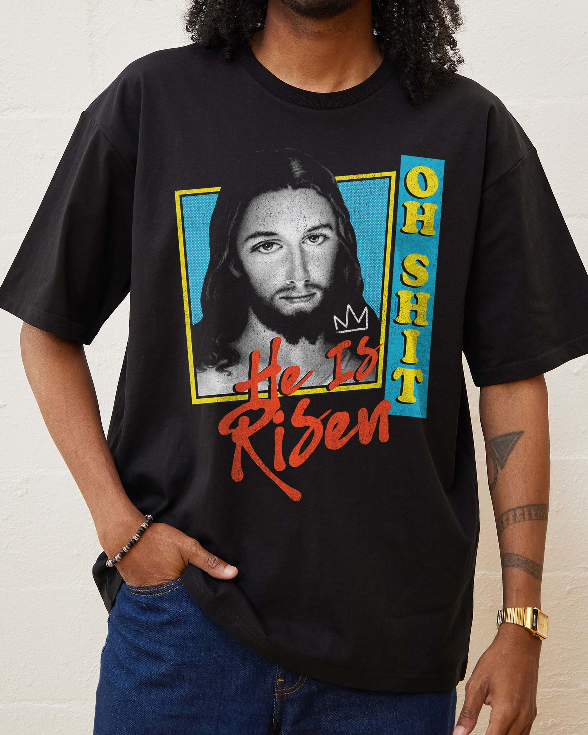 He Is Risen T-Shirt Australia Online Black