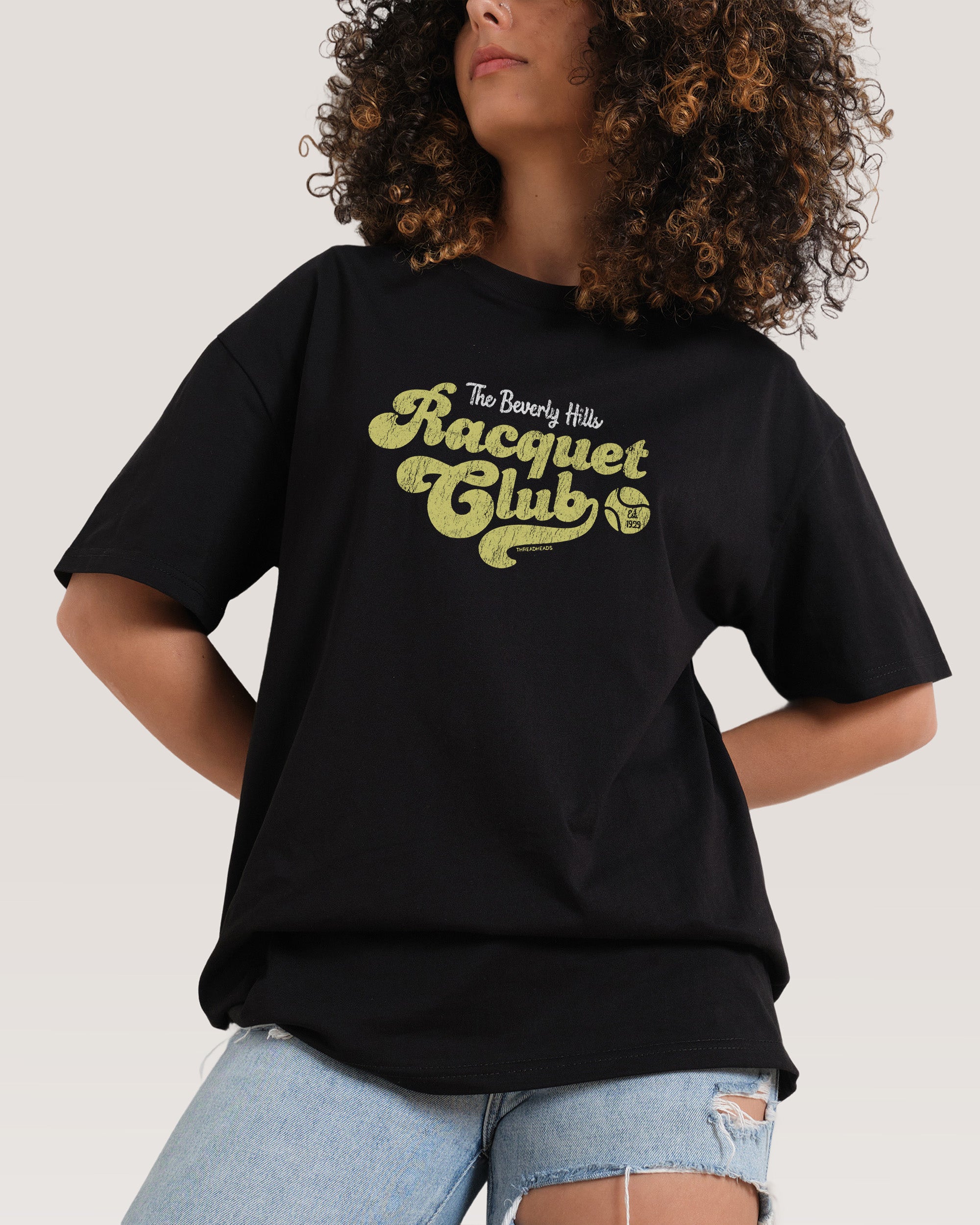 Beverly Hills Racquet Club Black T-Shirt