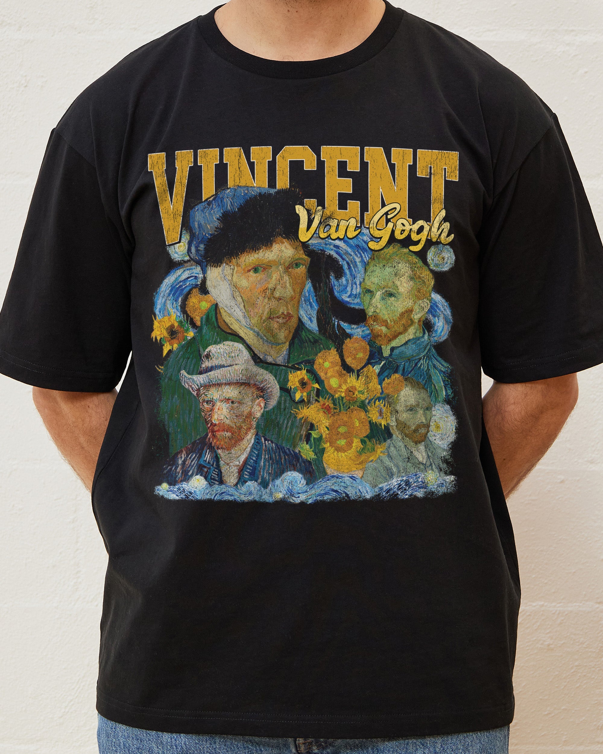 Vincent Van Gogh T-Shirt Australia Online Black