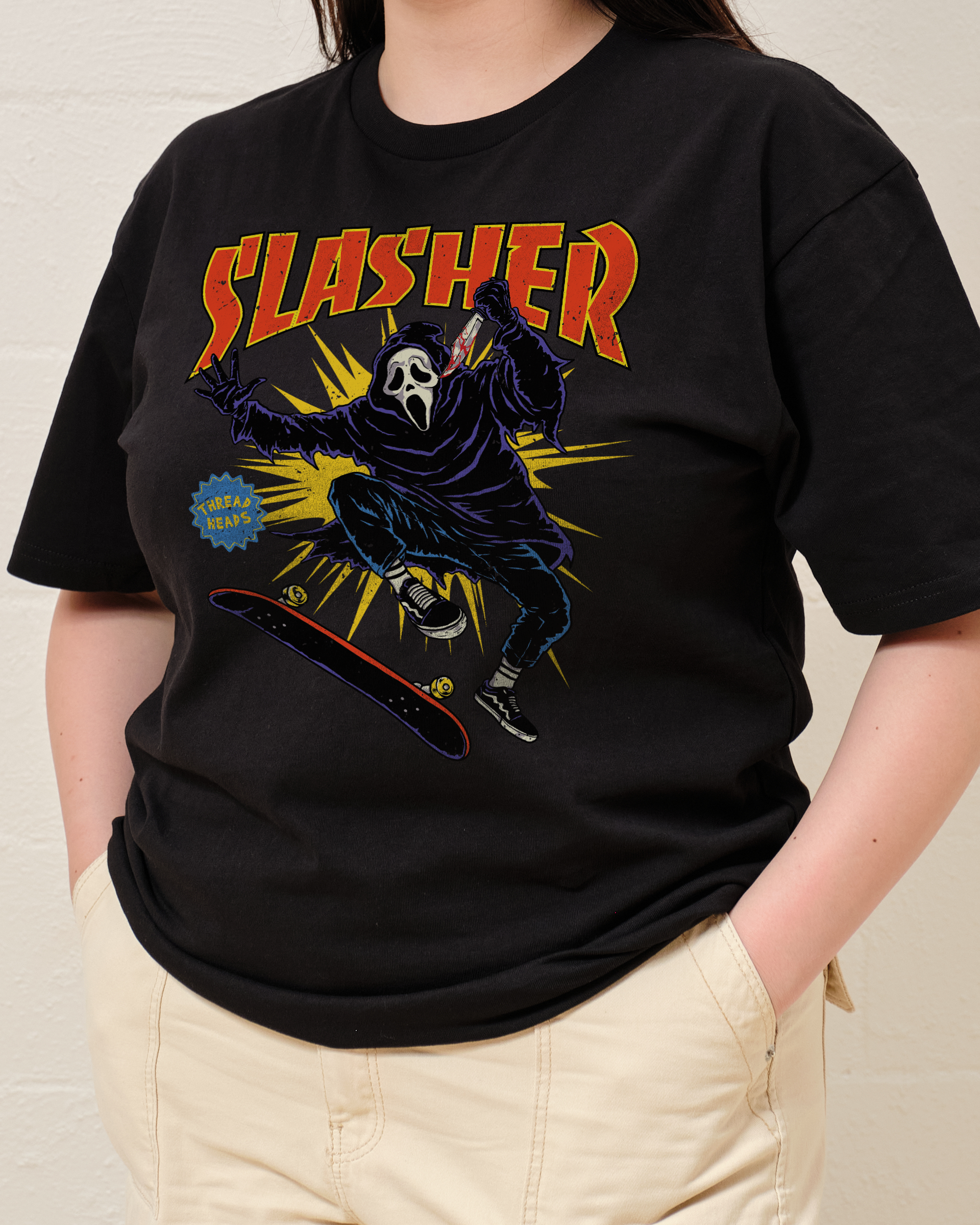 Slasher T-Shirt Australia Online #colour_black