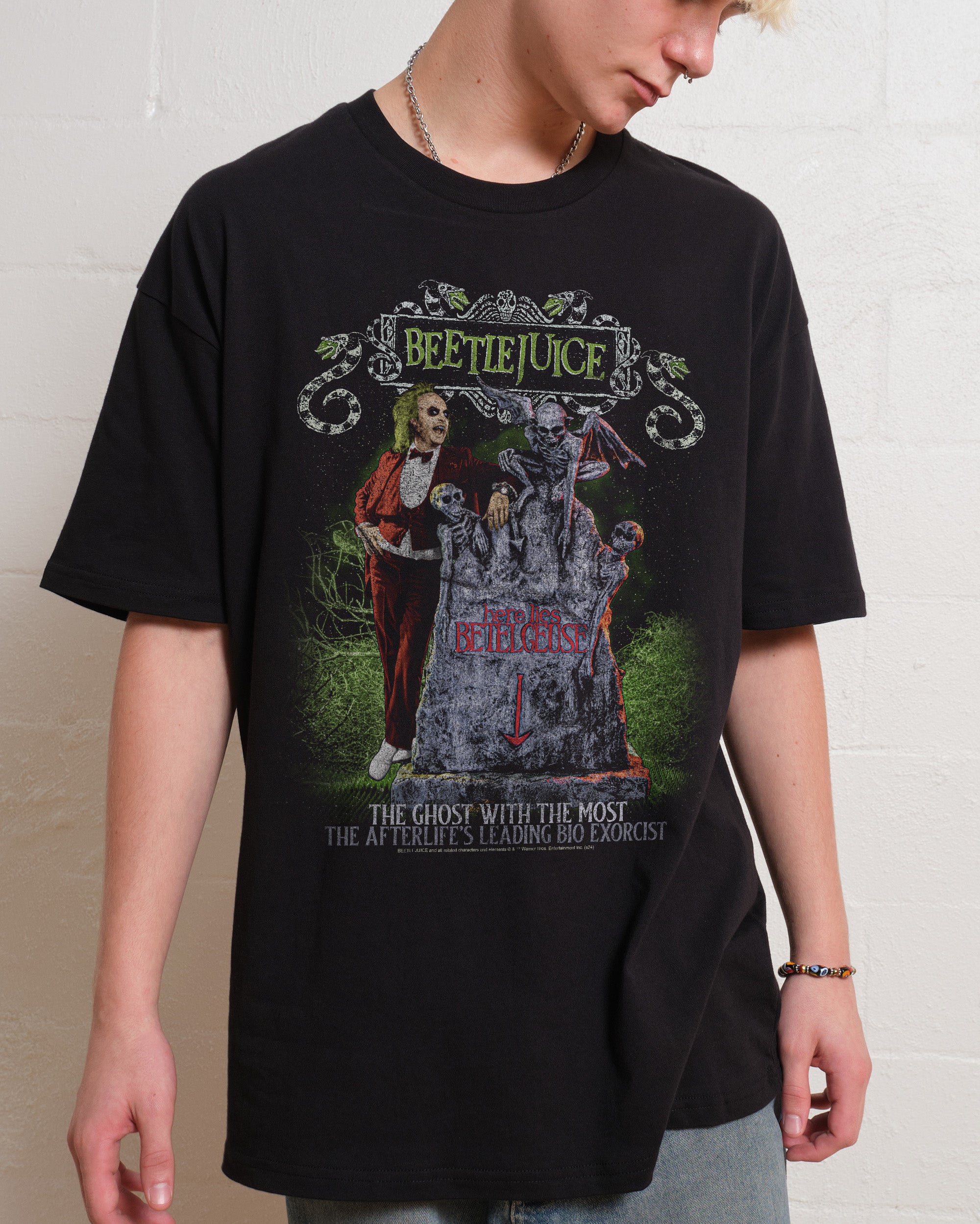 Beetlejuice Lies Here T-Shirt #gender_men's