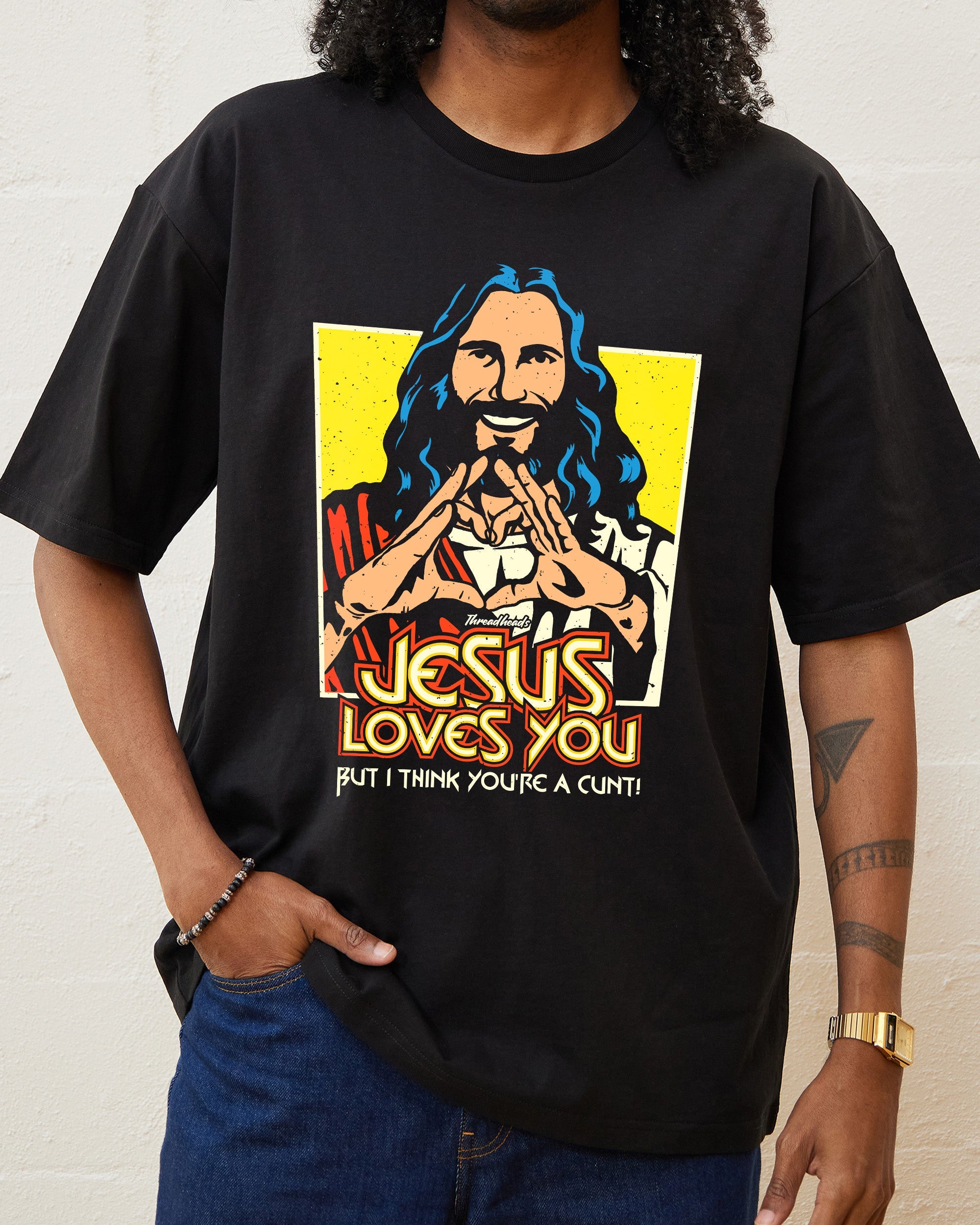 Jesus Loves You T-Shirt Australia Online Black