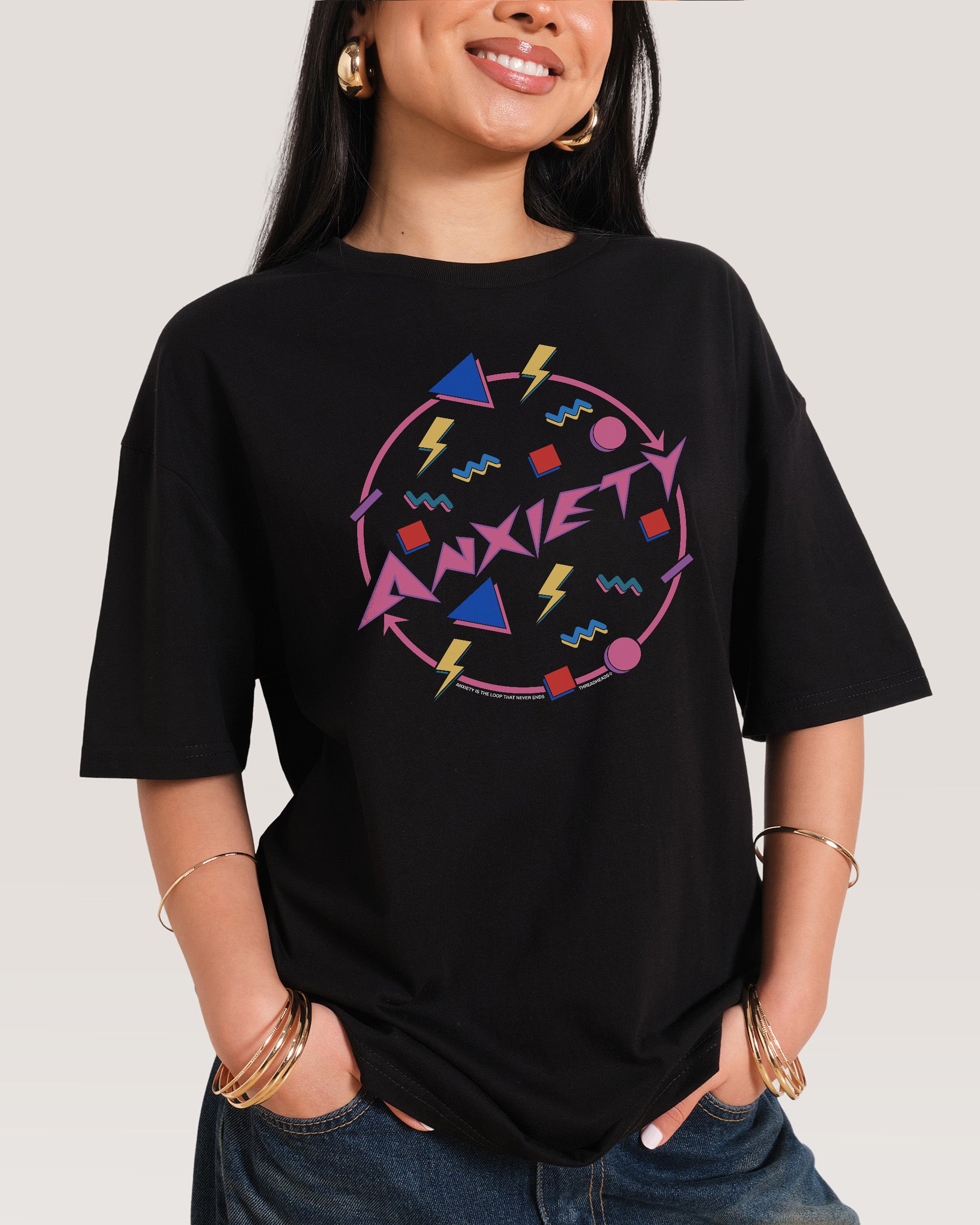 Anxiety Black T-Shirt