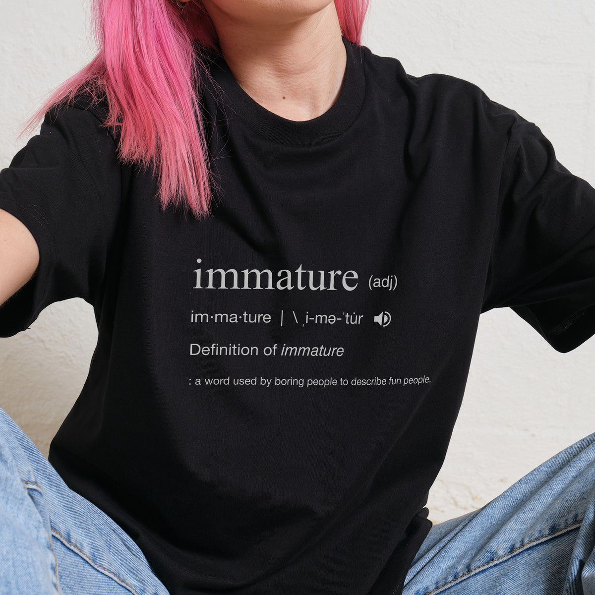 Immature Dictionary Definition T-Shirt | Funny T-Shirt