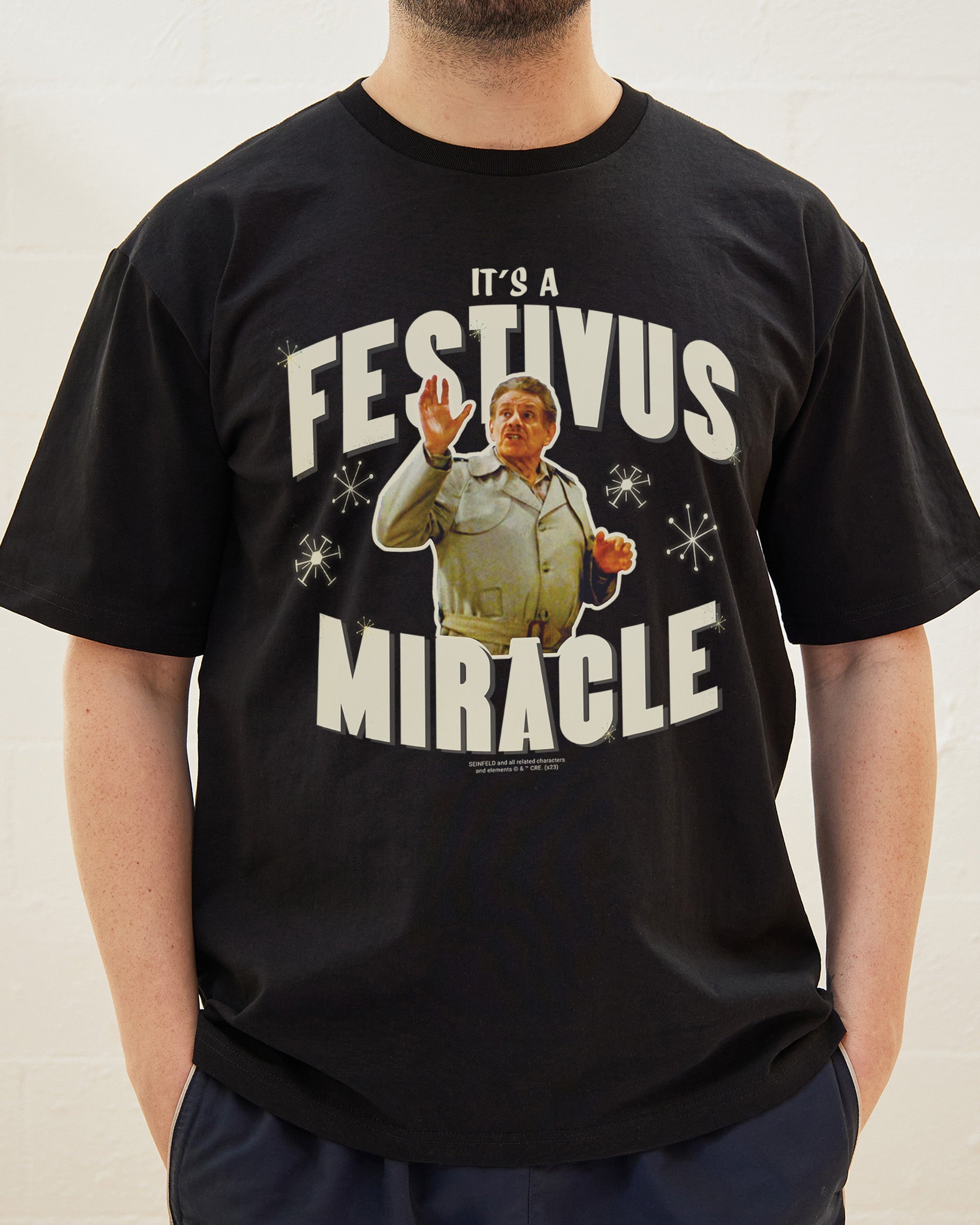 It's A Festivus Miracle T-Shirt Australia Online Black