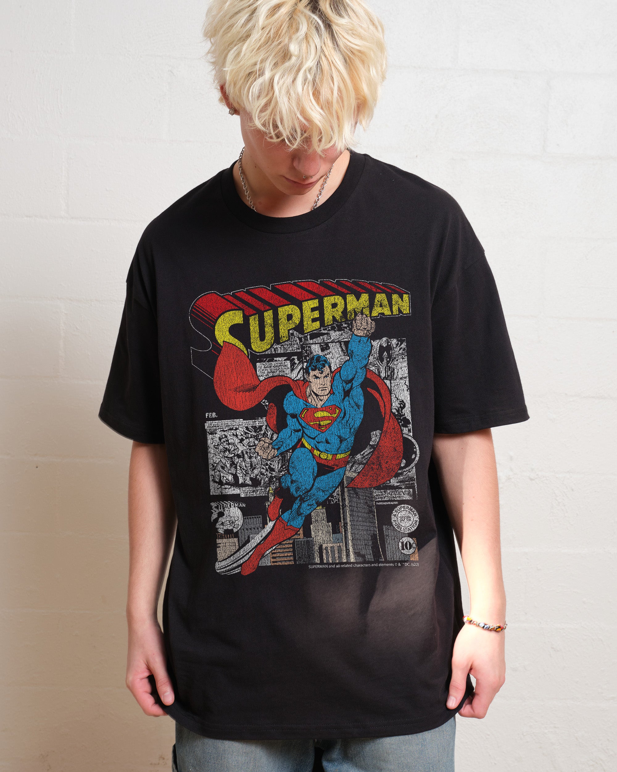 Superman Comic Panel T-Shirt