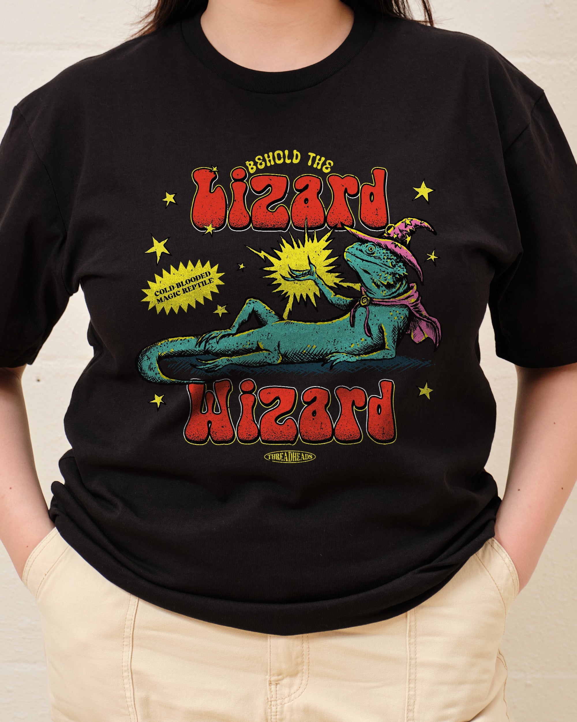 Lizard Wizard T-Shirt Australia Online Black