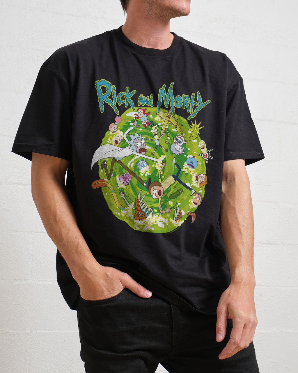 T Shirt Rick And Morty pour Homme