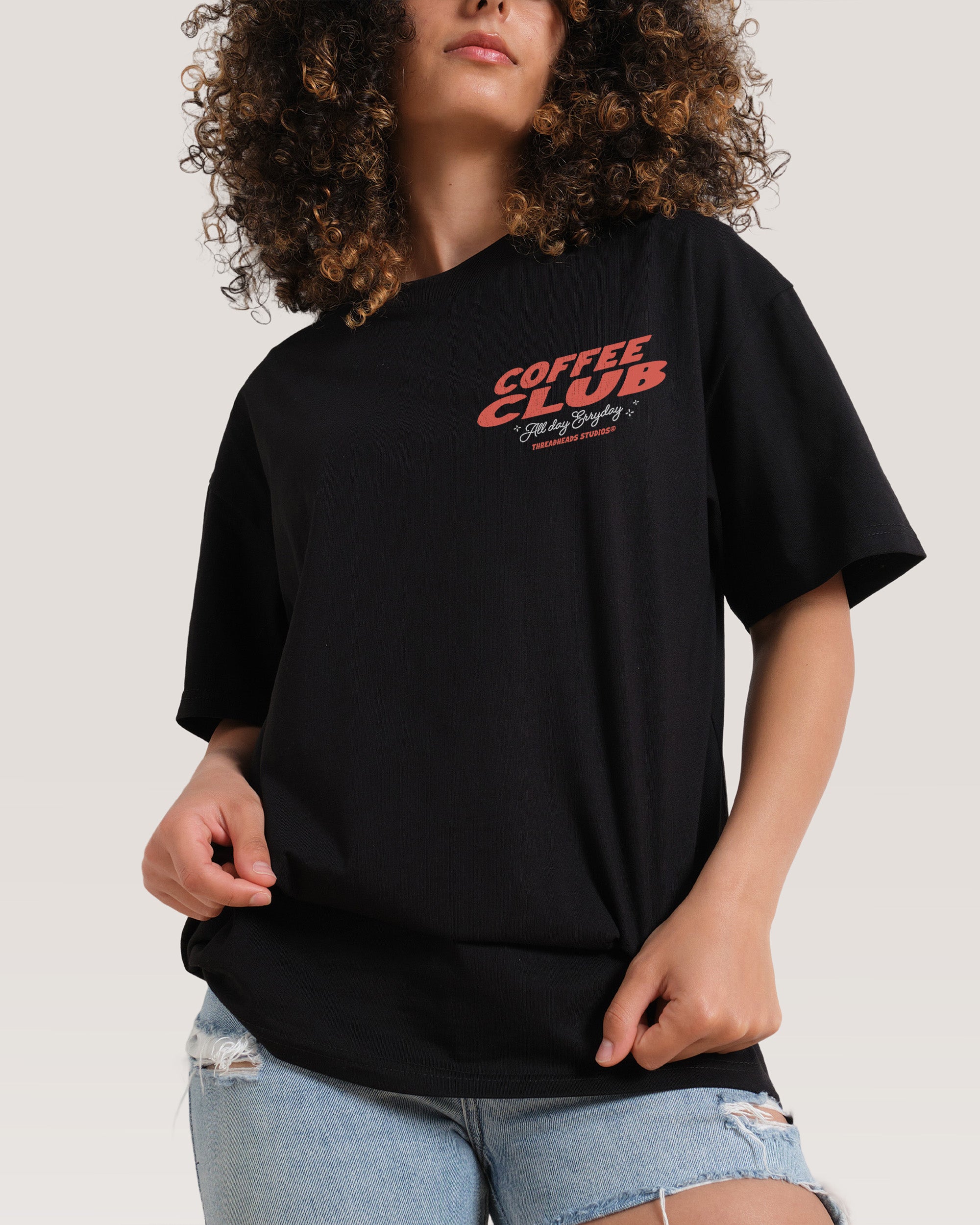 Coffee Club Black T-Shirt