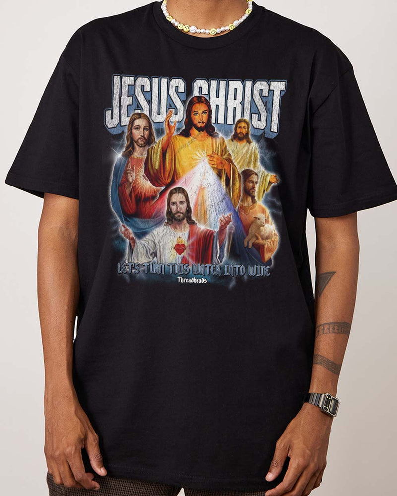 Threads For Jesus Vintage Jesus Christ T-Shirt | Vintage Distressed T-Shirt