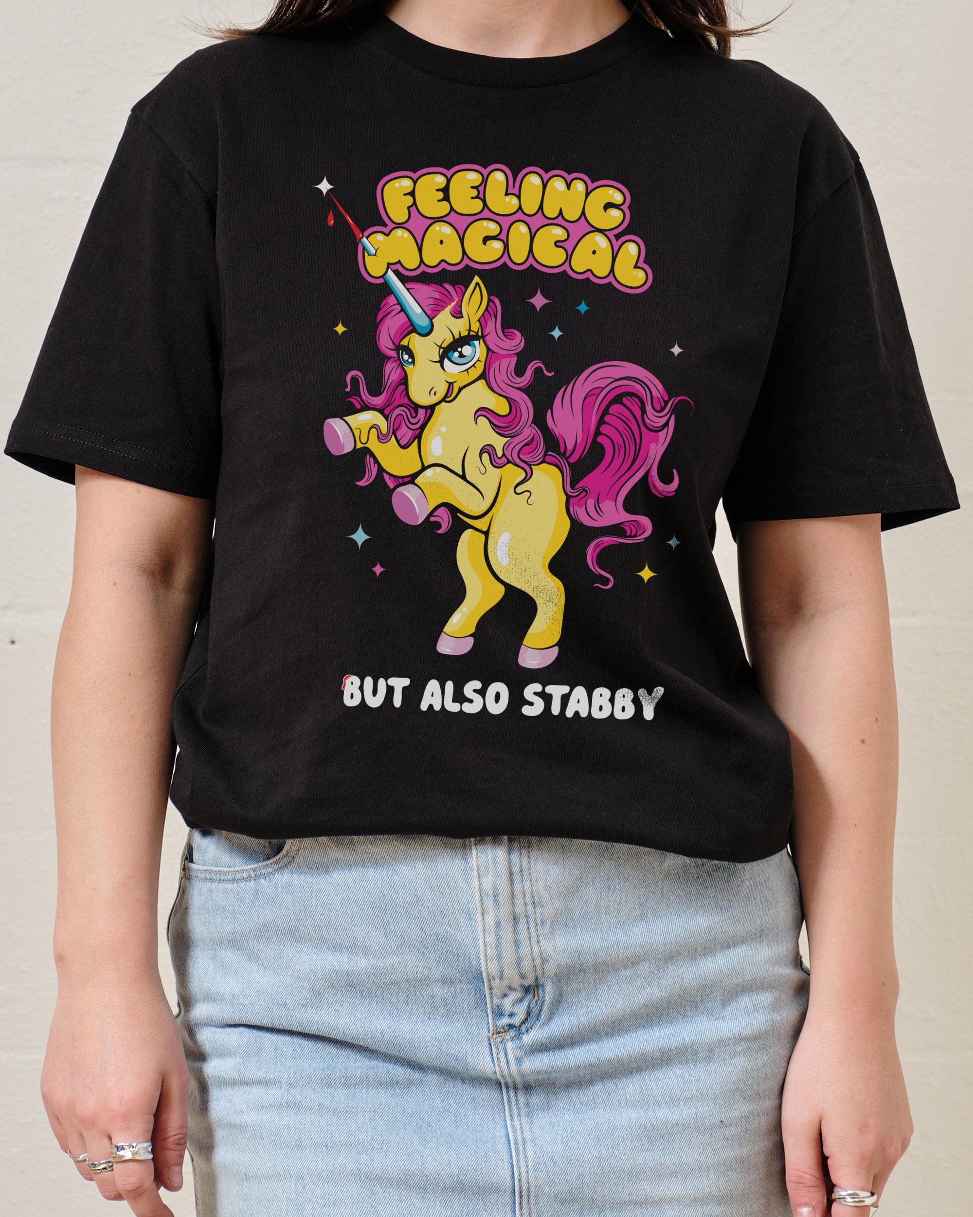 Feeling Magical but also Stabby T-Shirt Australia Online 