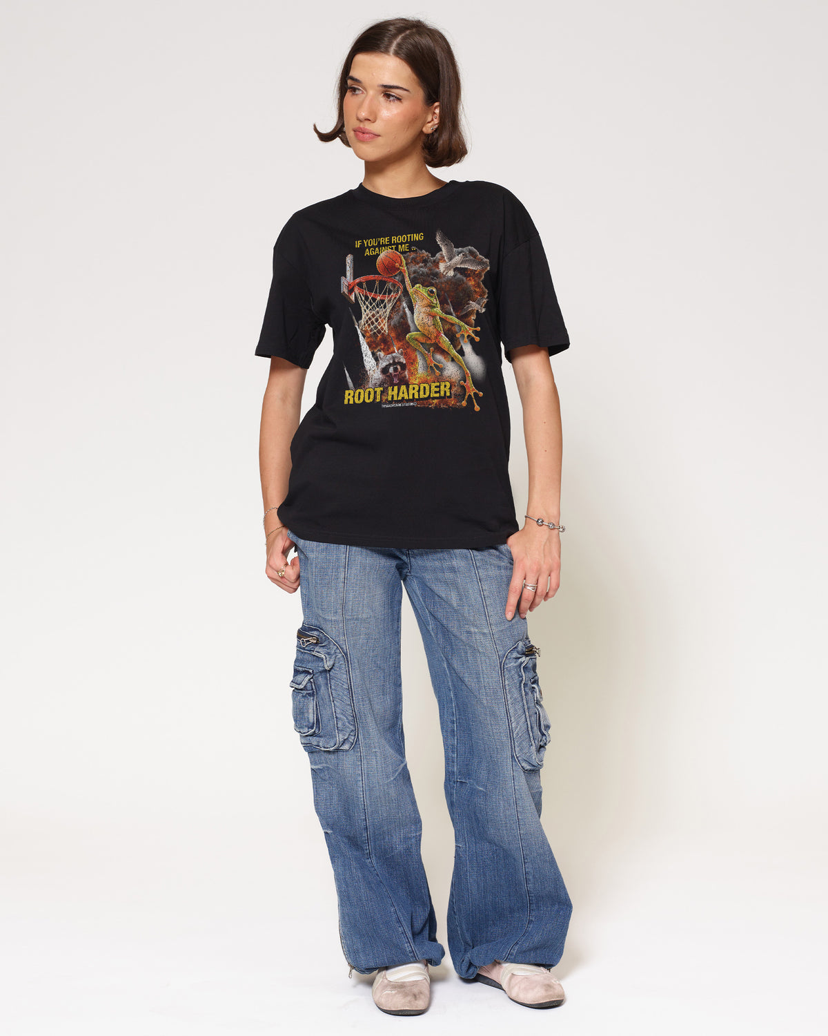 Root Harder Black T-Shirt