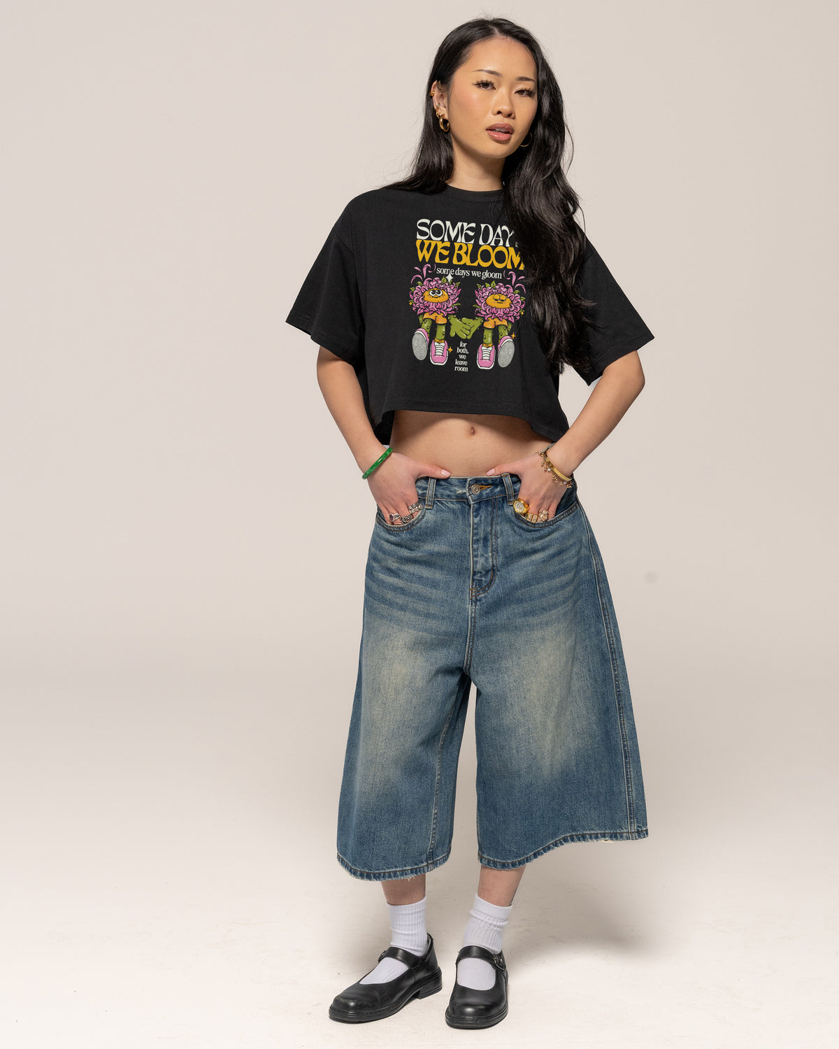 We Bloom Crop Tee