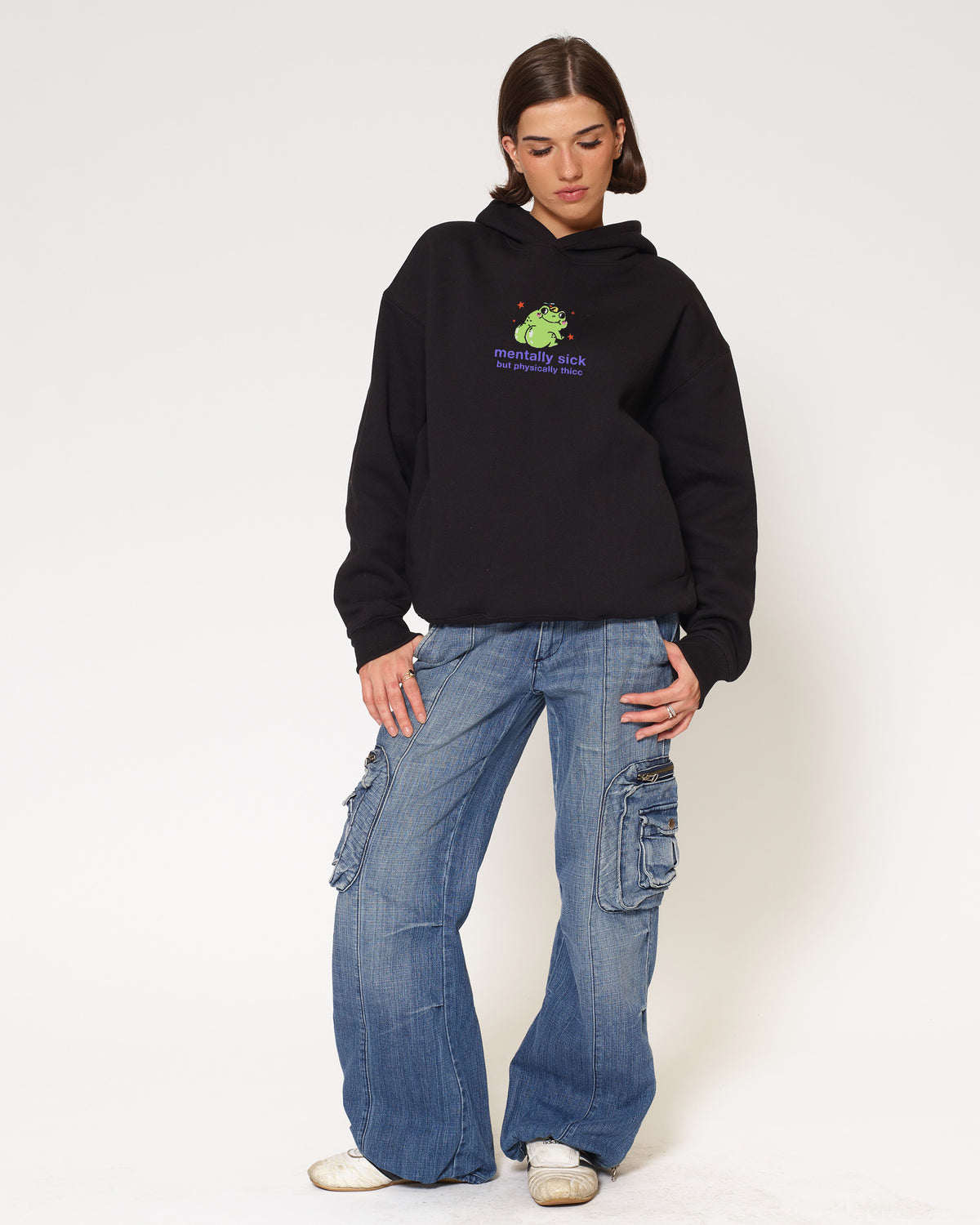 Mentally Sick Black Hoodie