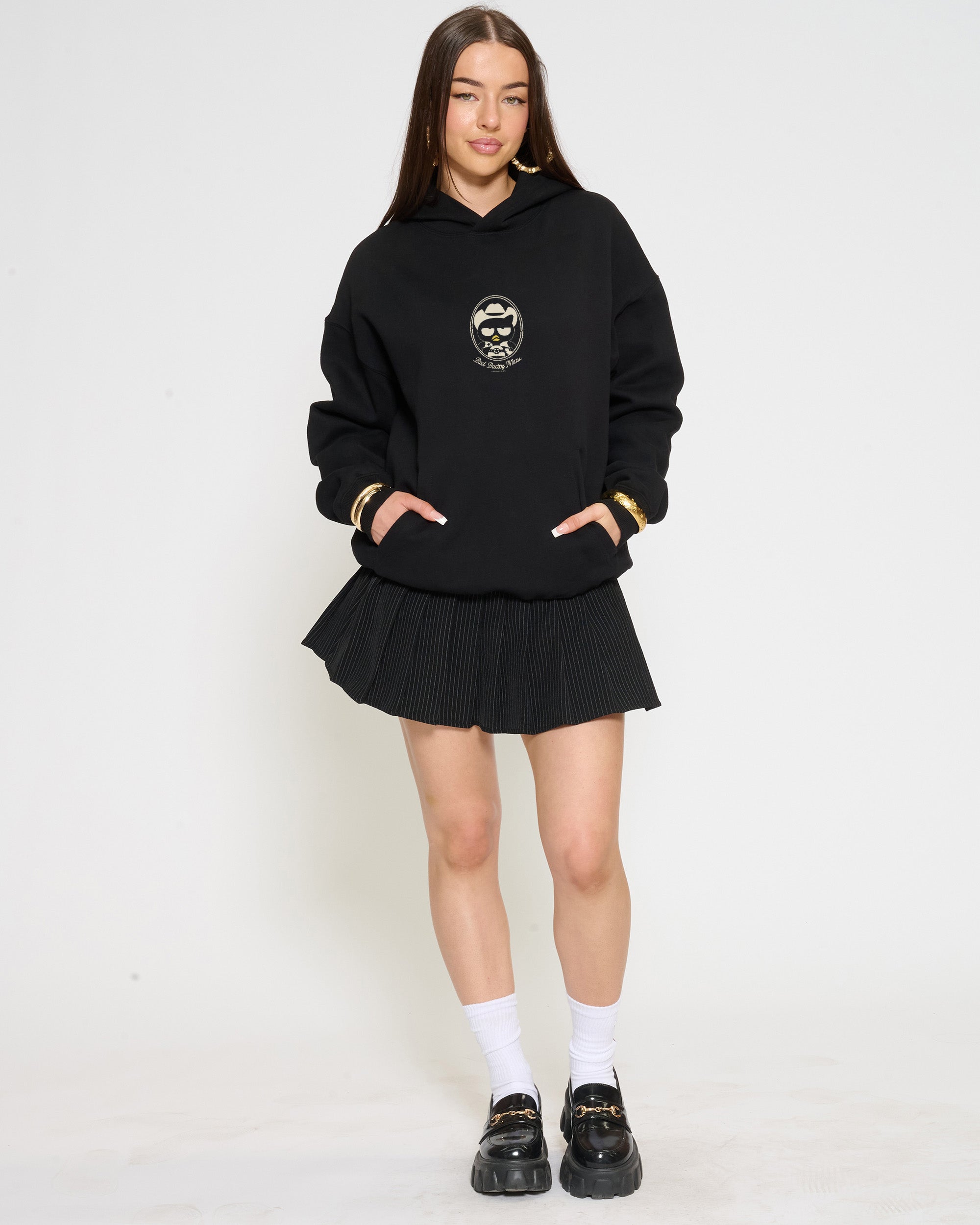 Bad Badtz-Maru Rodeo Club Hoodie Official Hello Kitty and Friends collab Threadheads