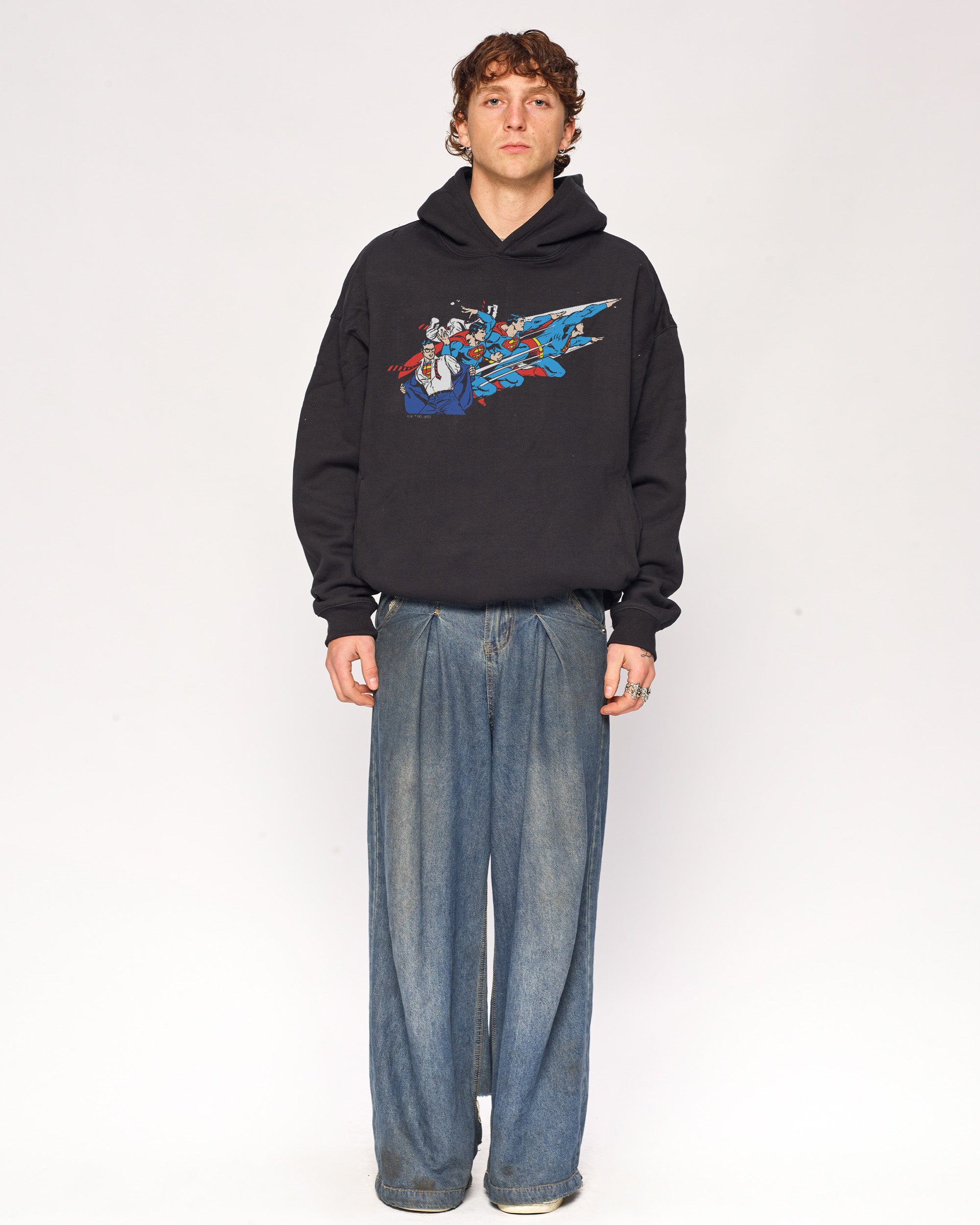 Superman Flying Hoodie Threadheads Australia Online