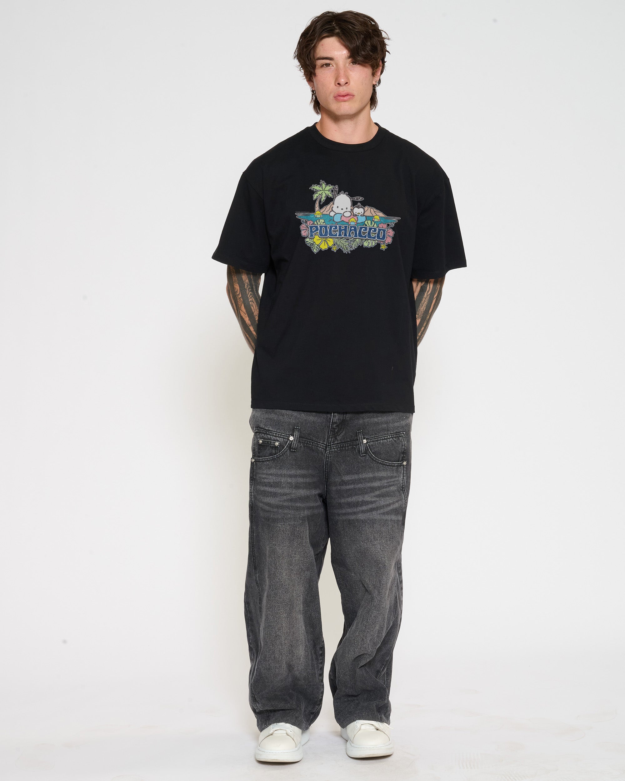 Pochacco Summer Friends Oversized Tee