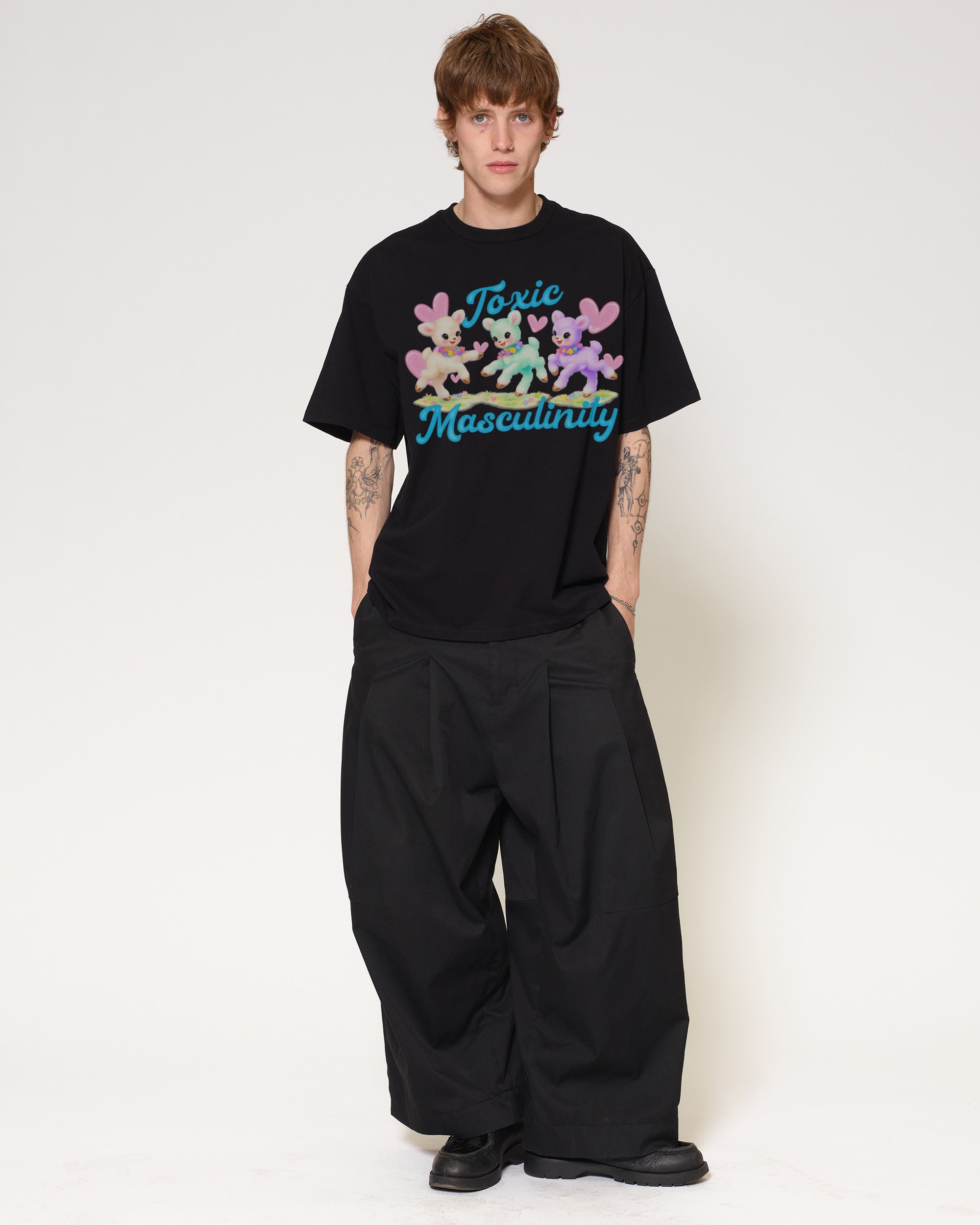 Toxic Masculinity Black Oversized Tee