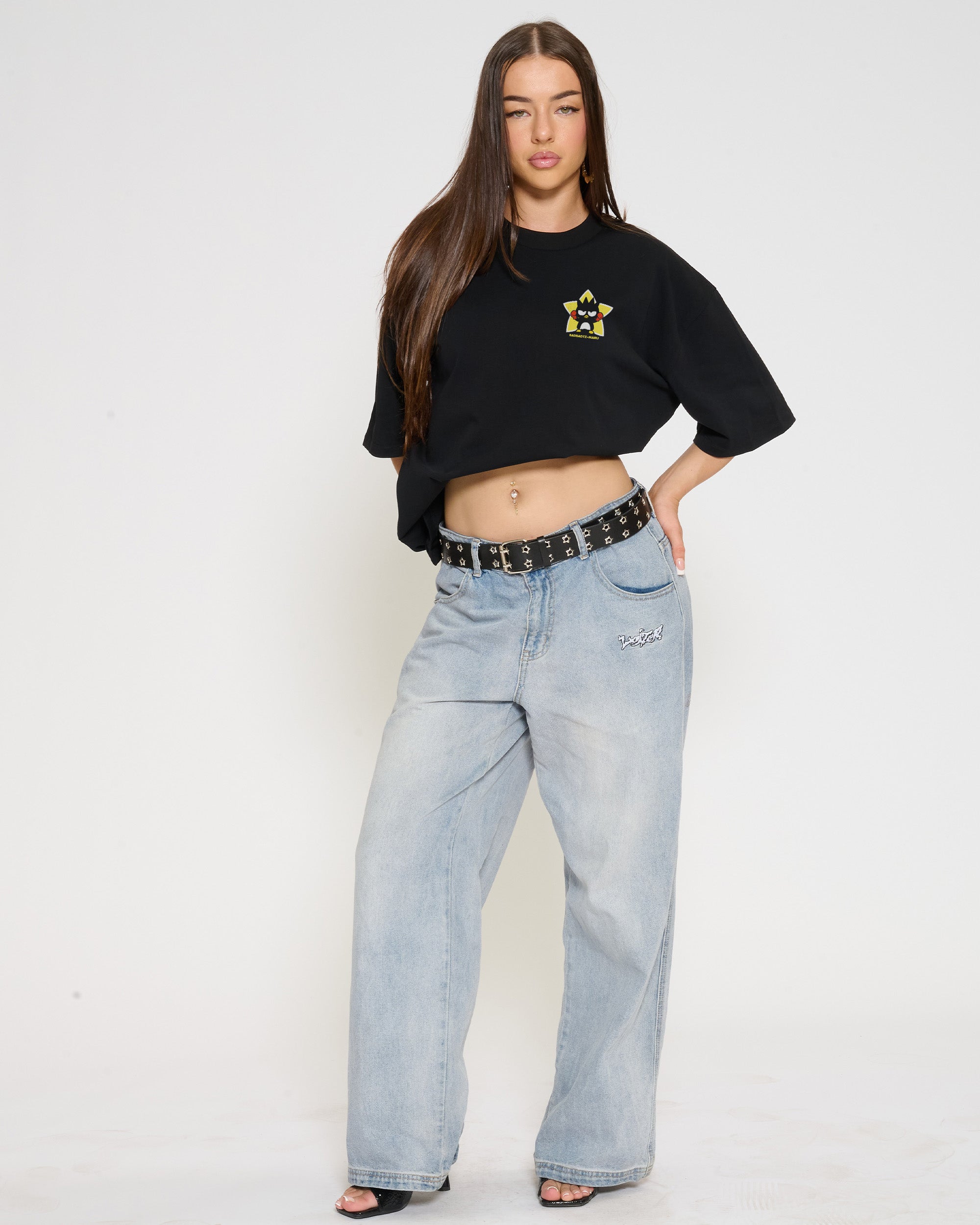 Bad Badtz-Maru Training Trouble Oversized Tee Official Hello Kitty and Friends collab Threadheads