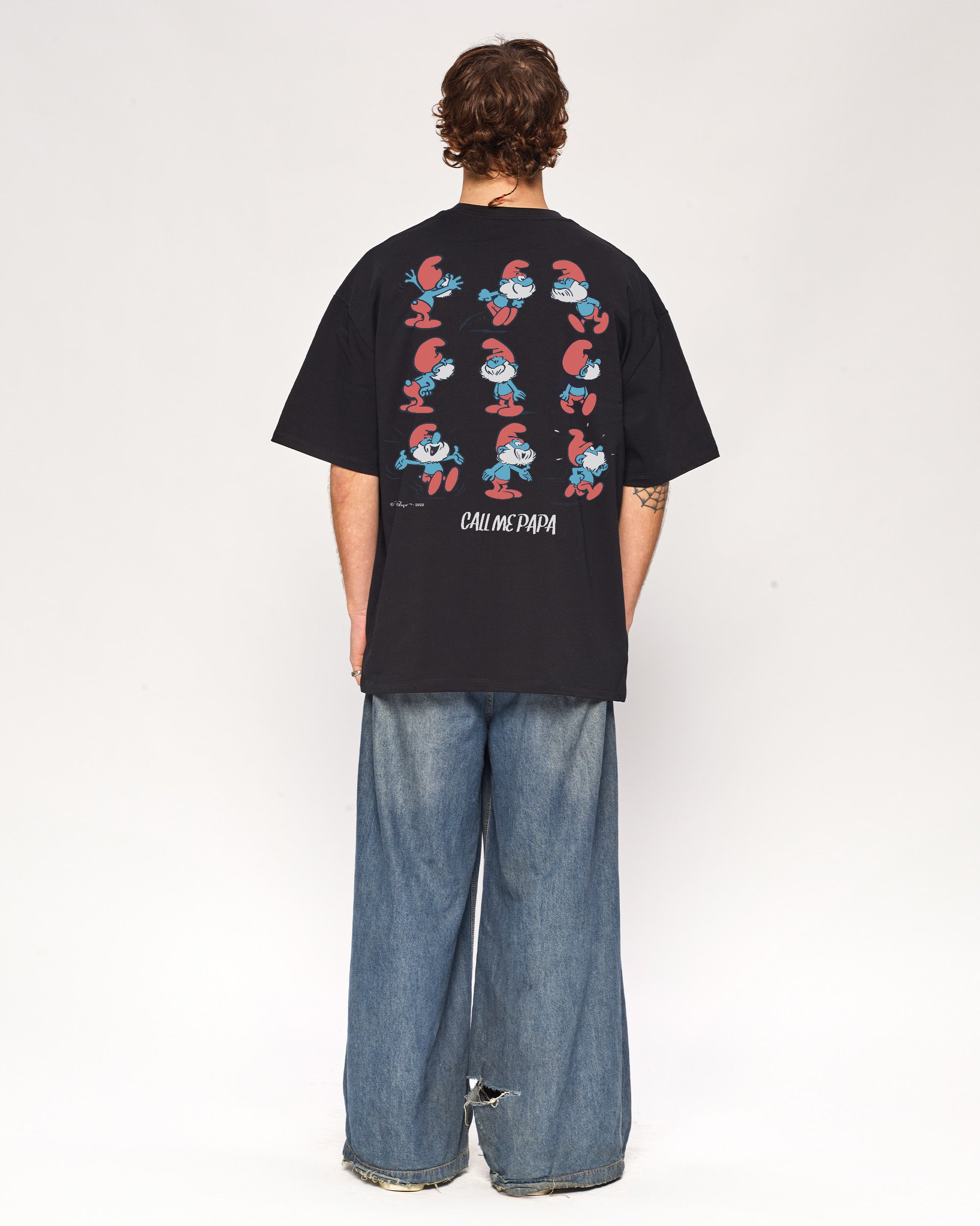 Call Me Papa Oversized Tee