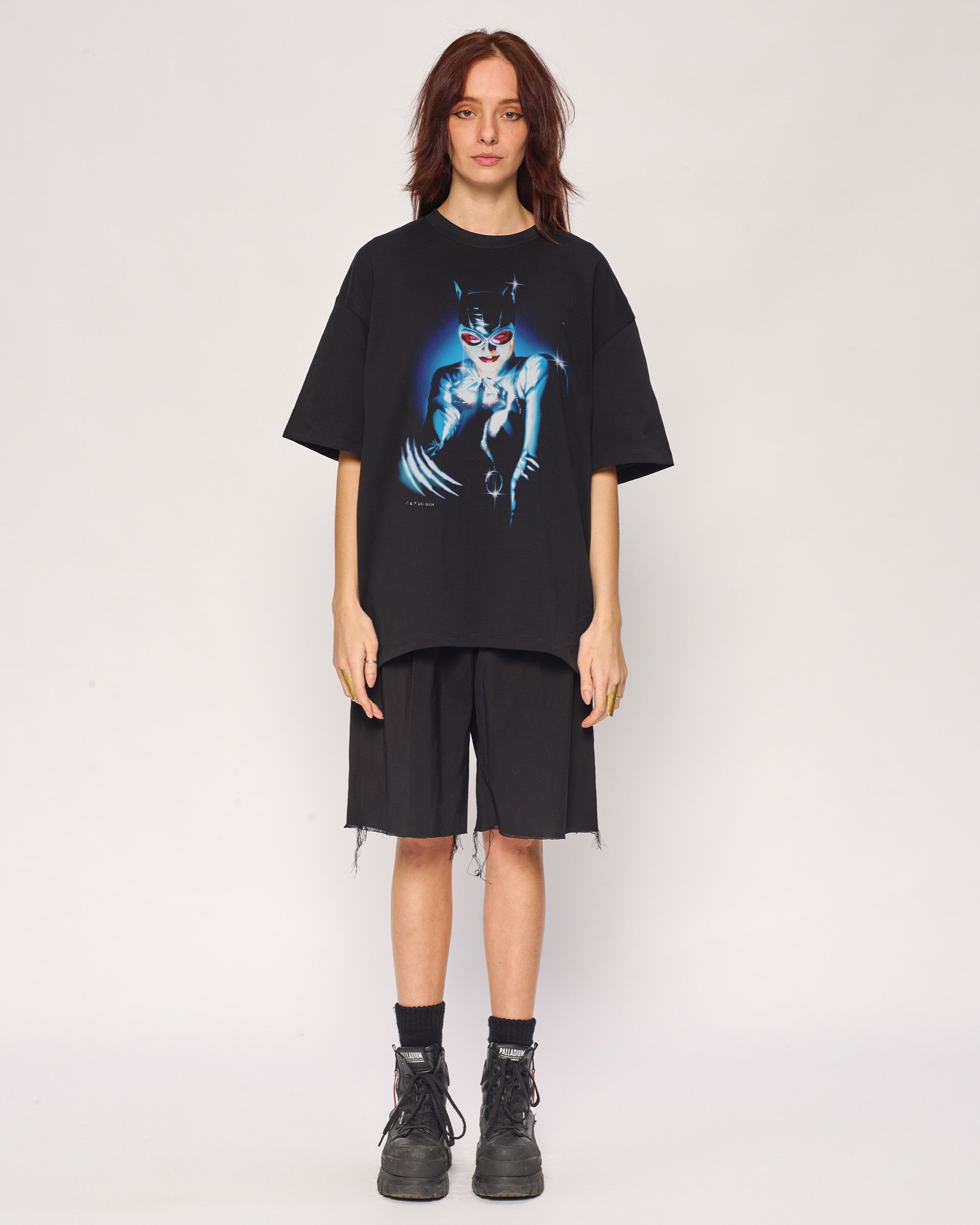 Catwoman Oversized Tee | Vintage Heavy Oversized Tee USA