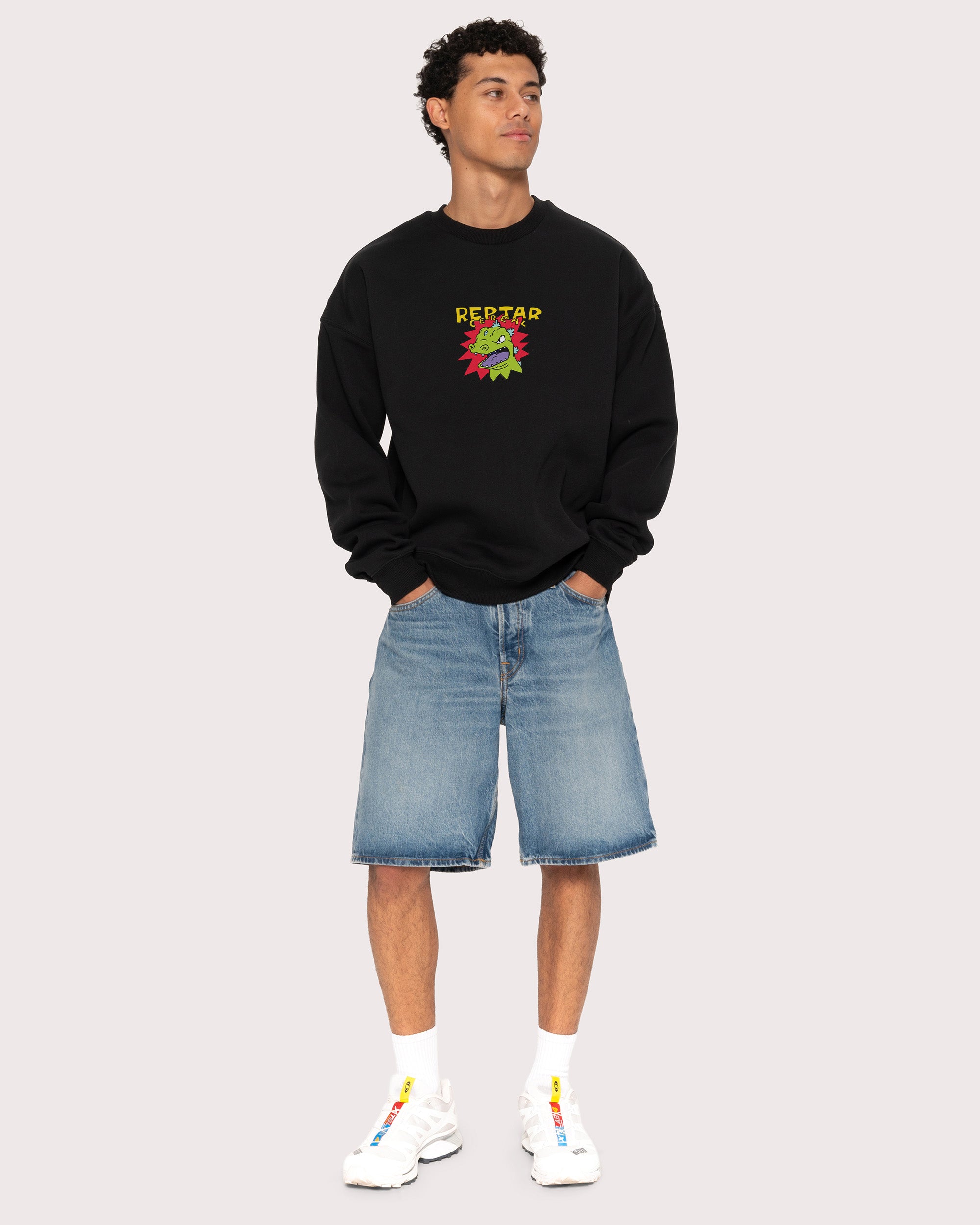 Reptar Cereal Black Sweatshirt