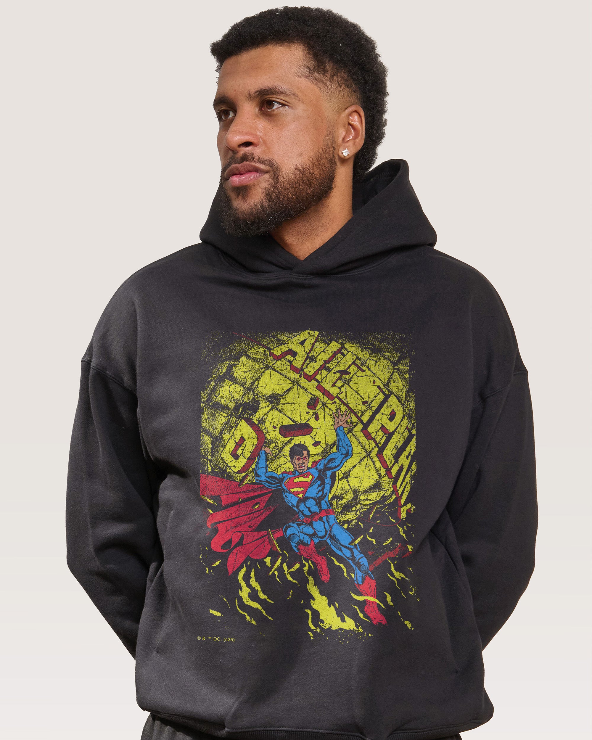 Superman Fire Hoodie Threadheads Australia Online
