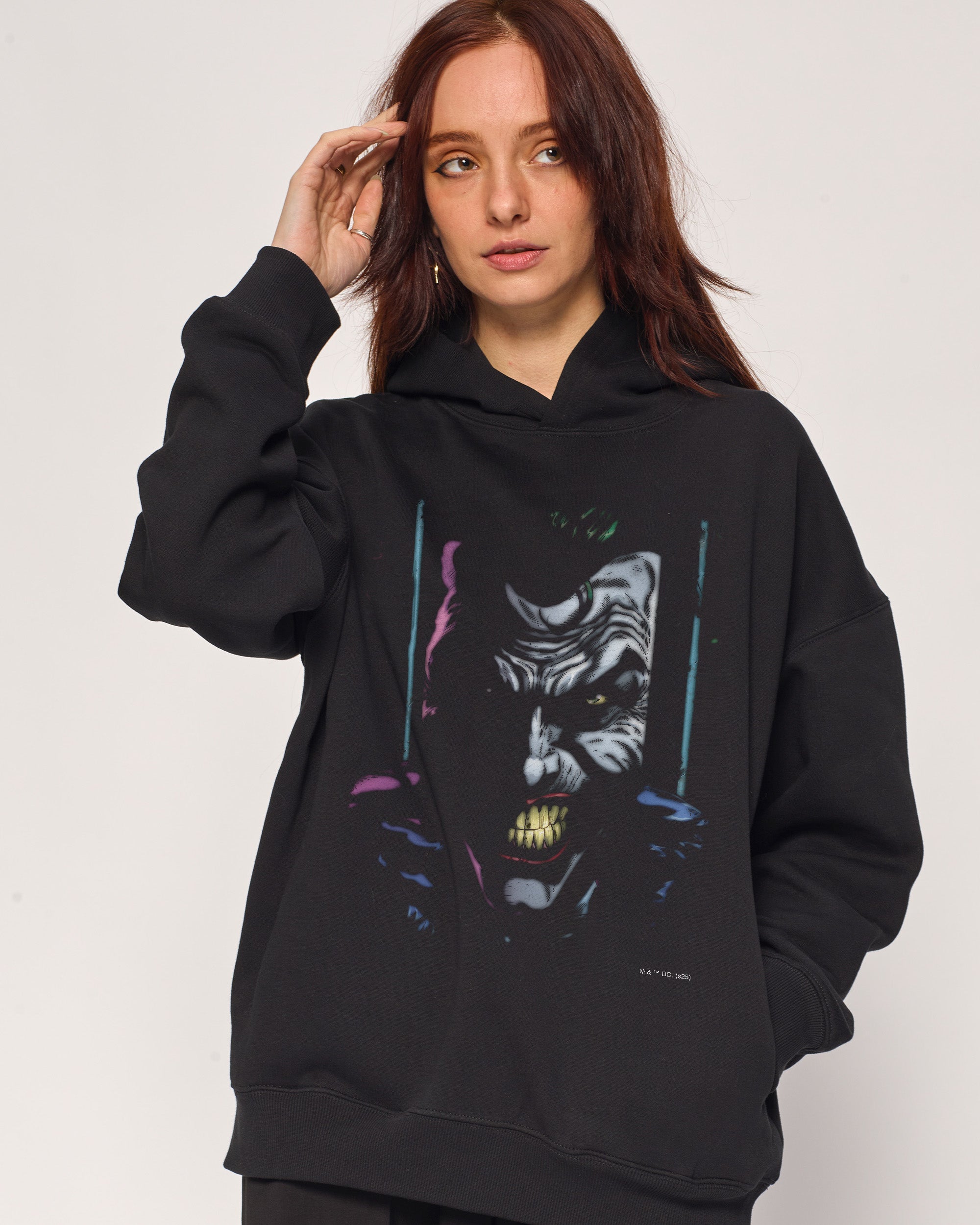 Joker Big Face Hoodie Threadheads Australia Online