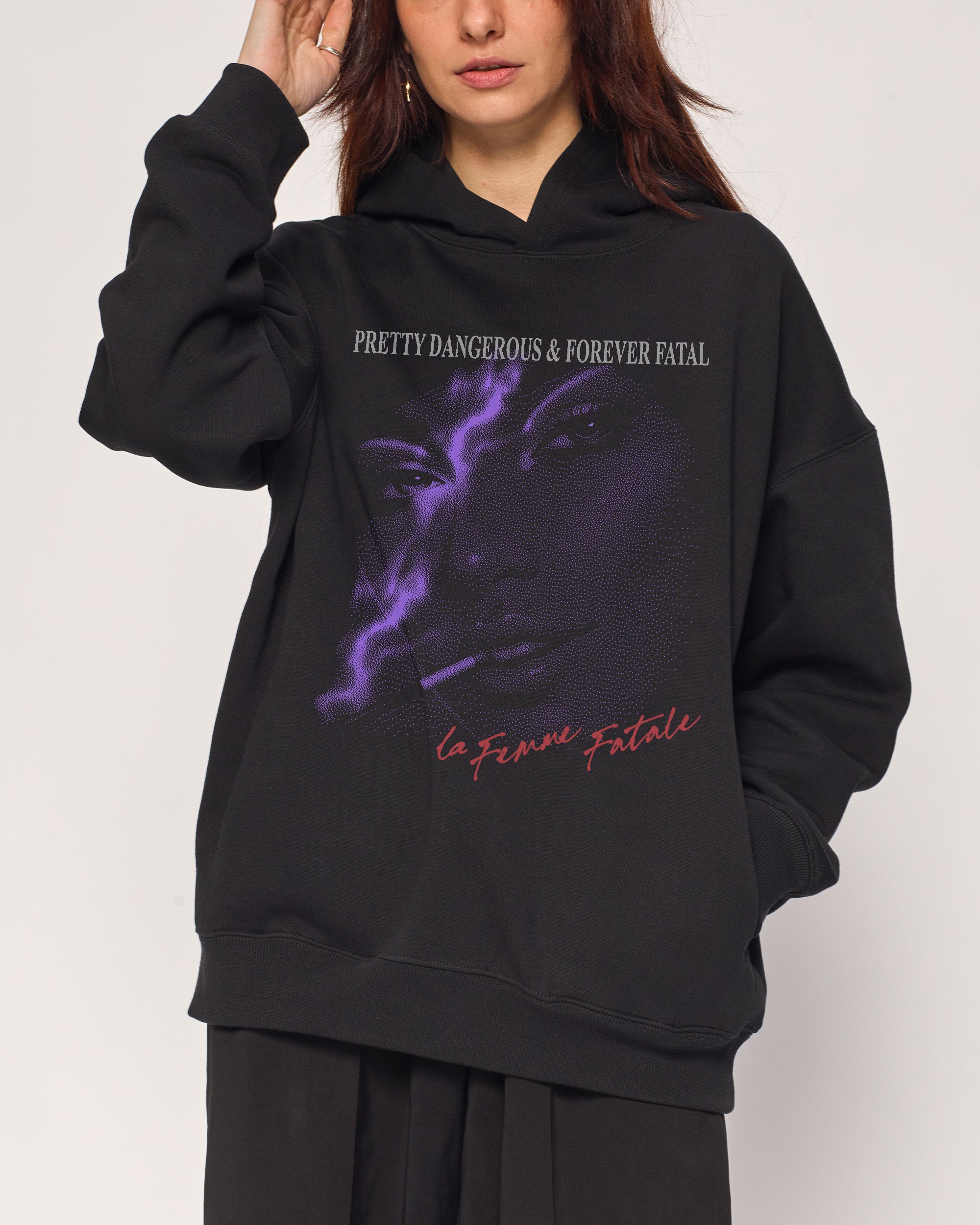 La Femme Fatale Black Hoodie