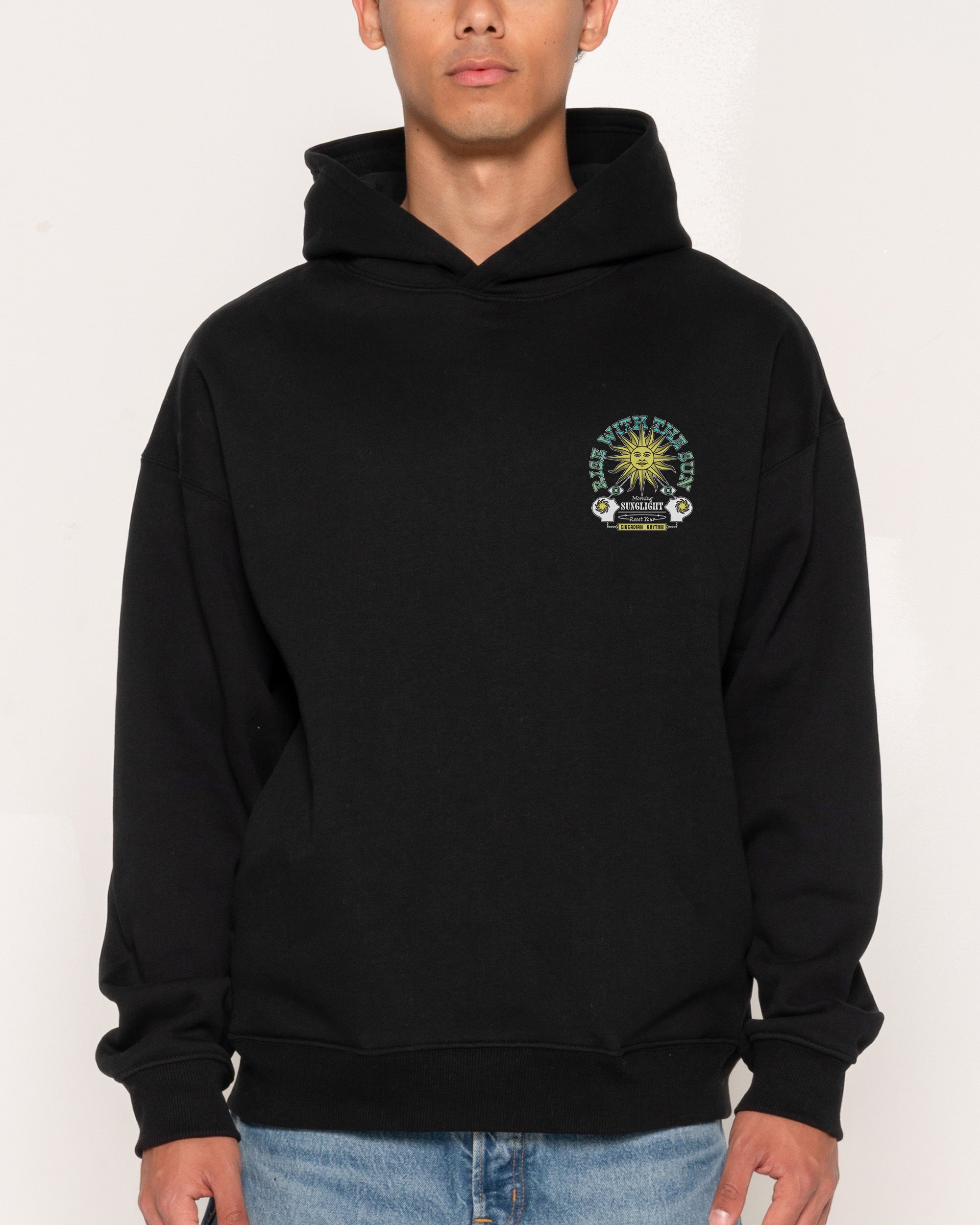 Rise With The Sun Black Hoodie
