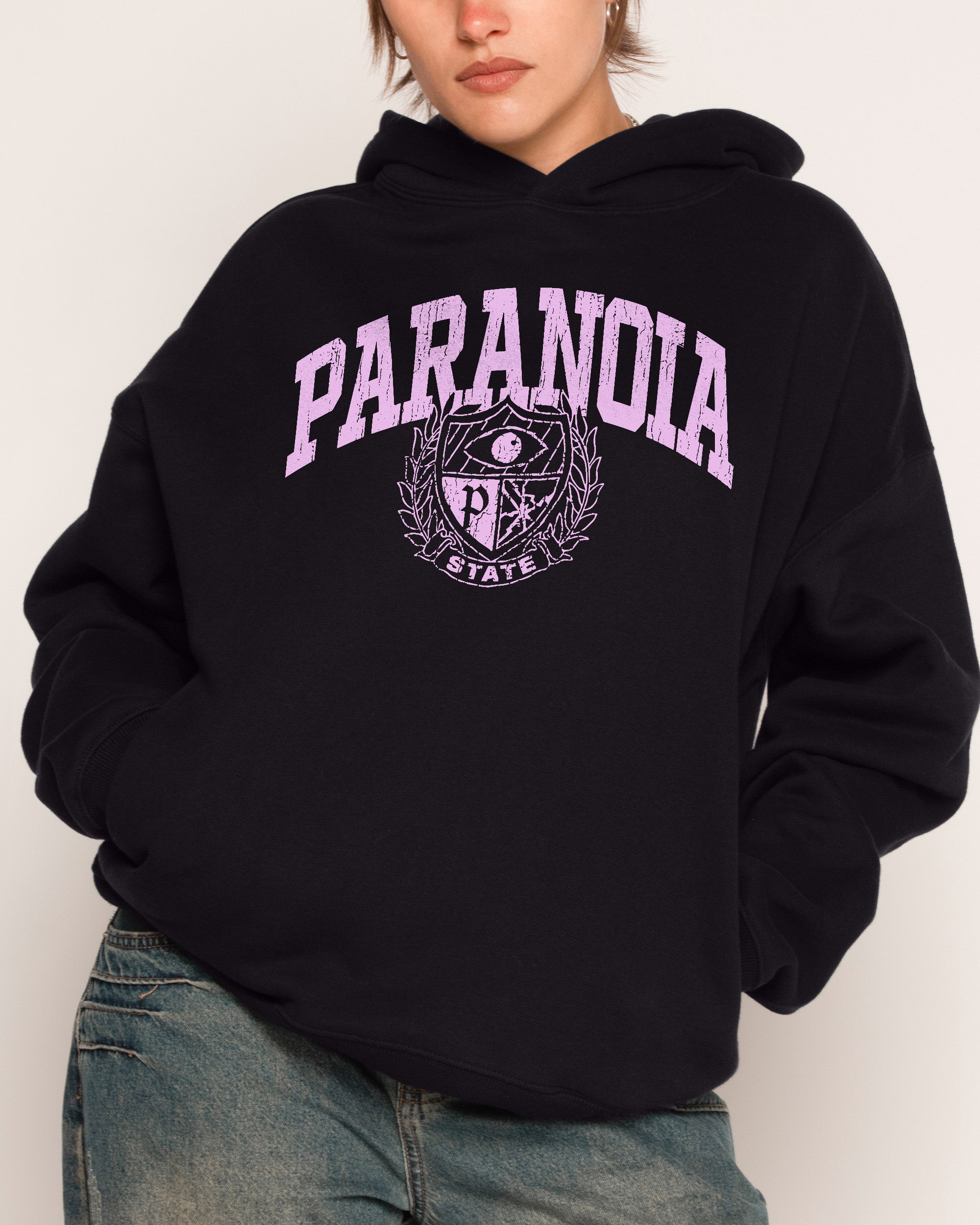 Paranoia State Black Hoodie