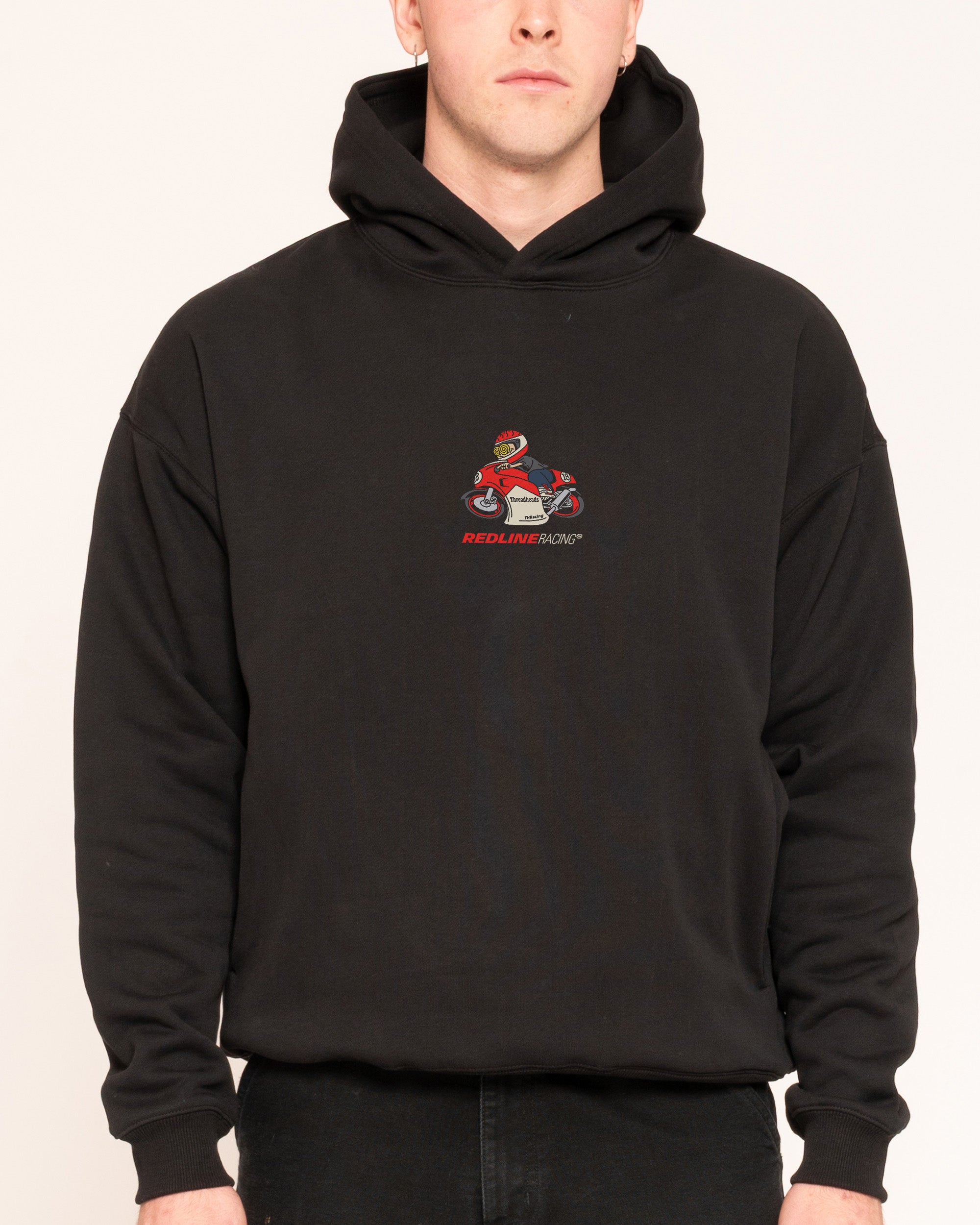 Redline Racing Black Hoodie