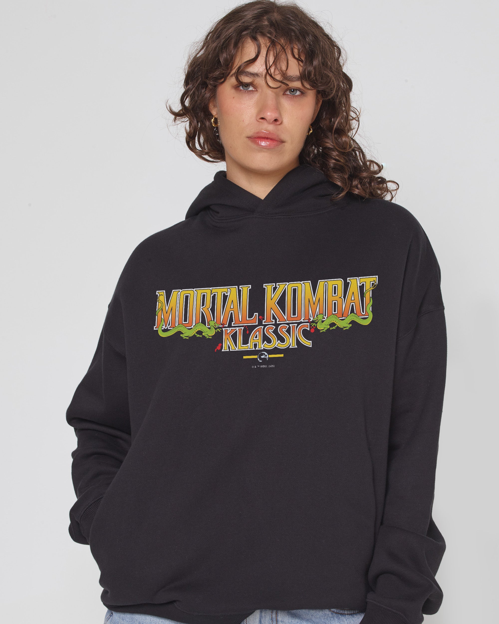 Mortal Kombat Klassic Logo Hoodie Threadheads Australia Online