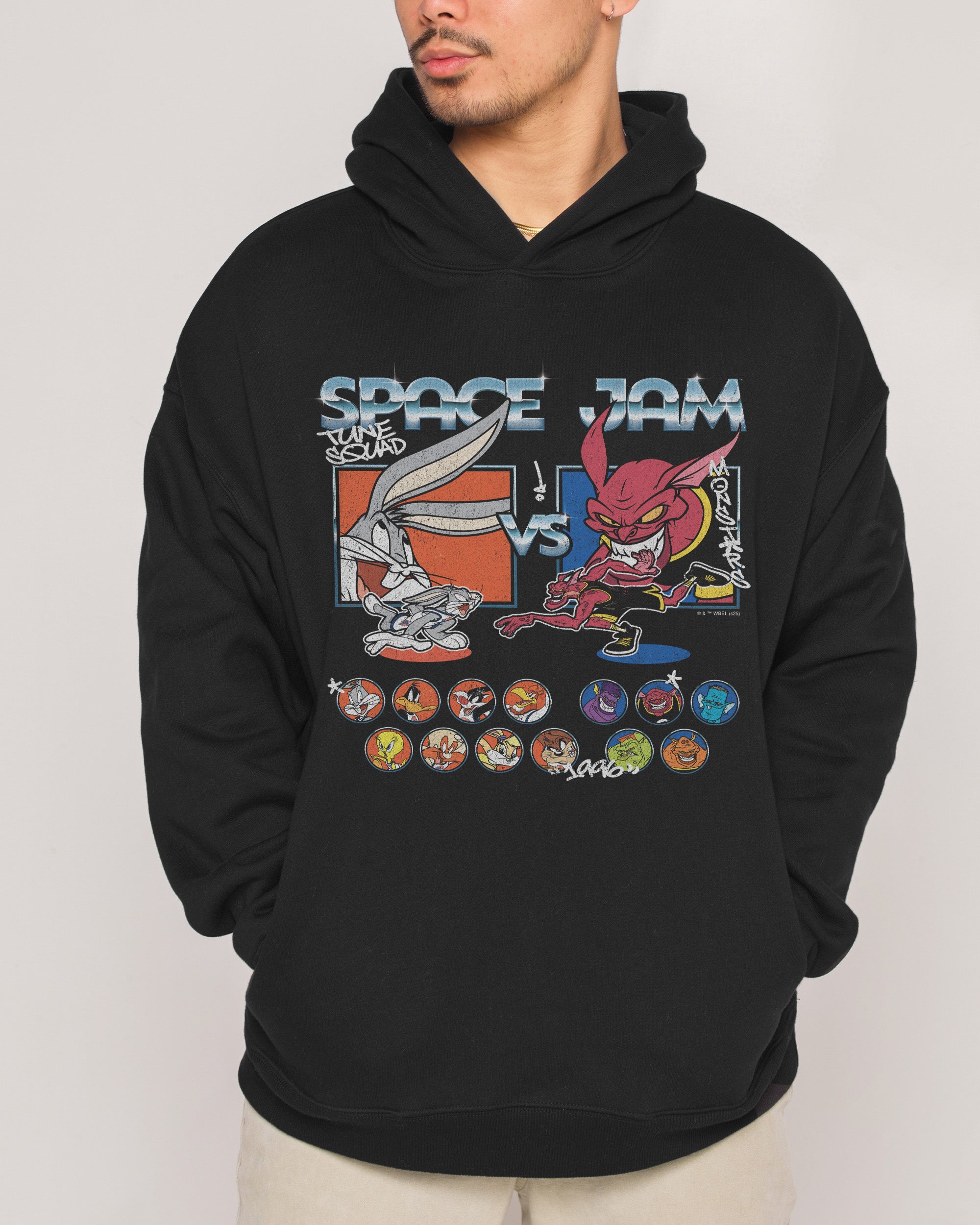 Tune Squad v Monsters Black Hoodie