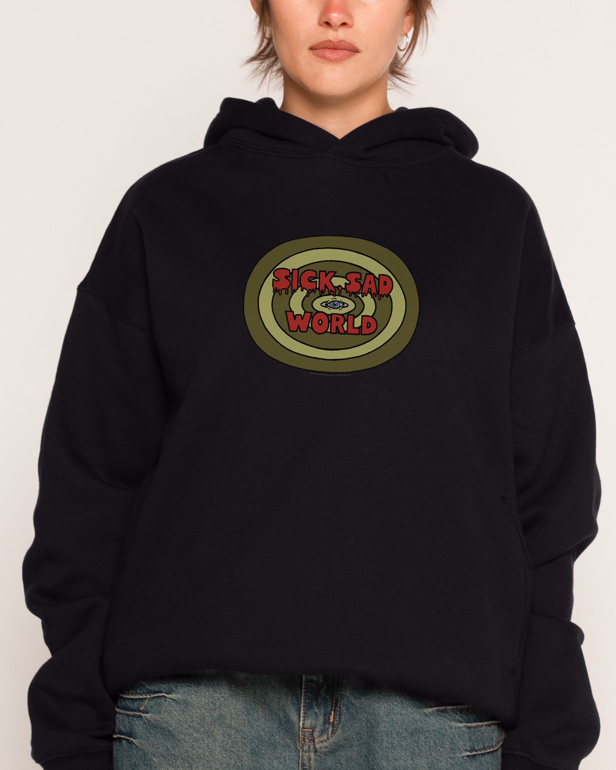 Sick Sad World Black Hoodie
