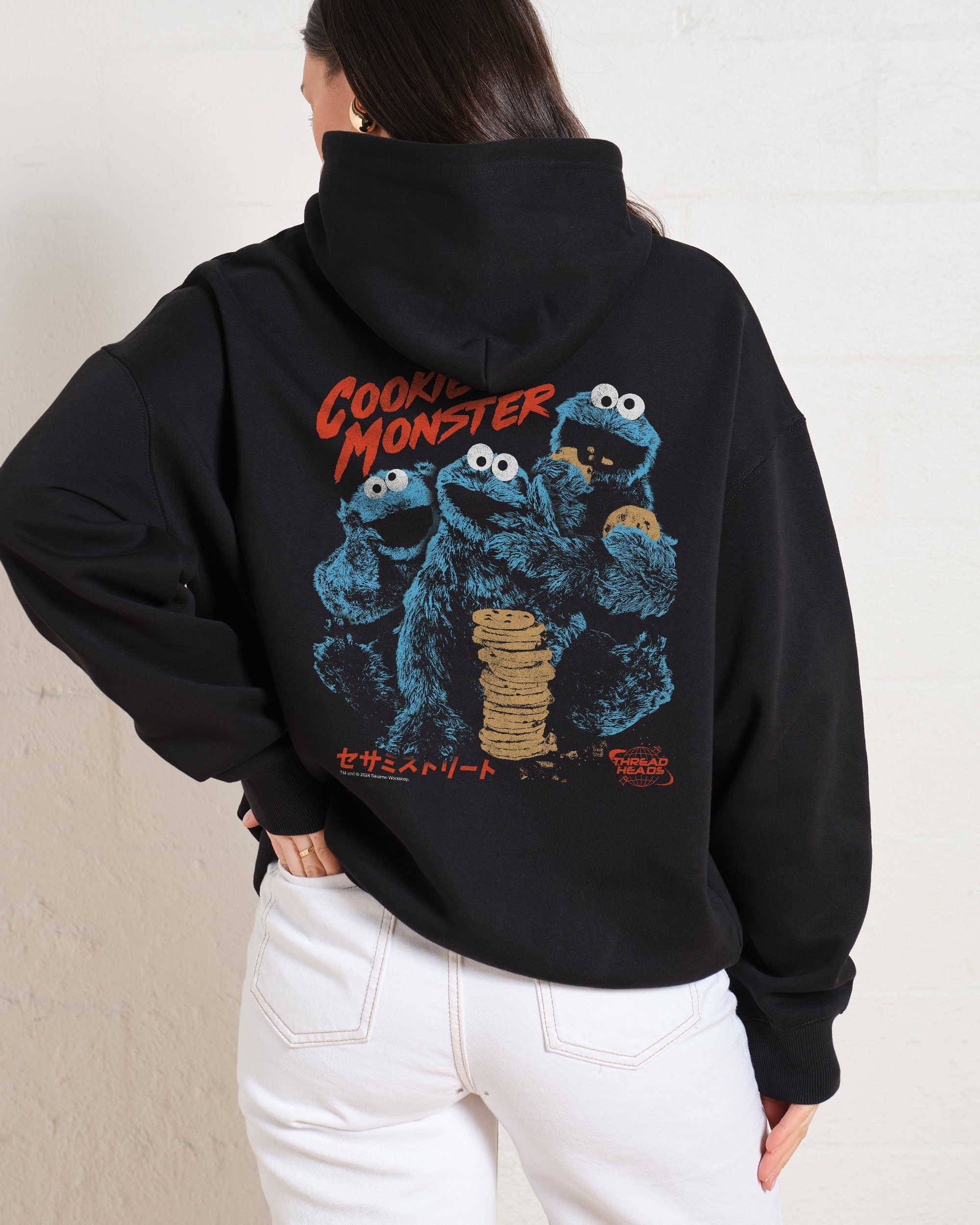 Cookie Kaiju Front and Back Hoodie Australia Online Threadheads