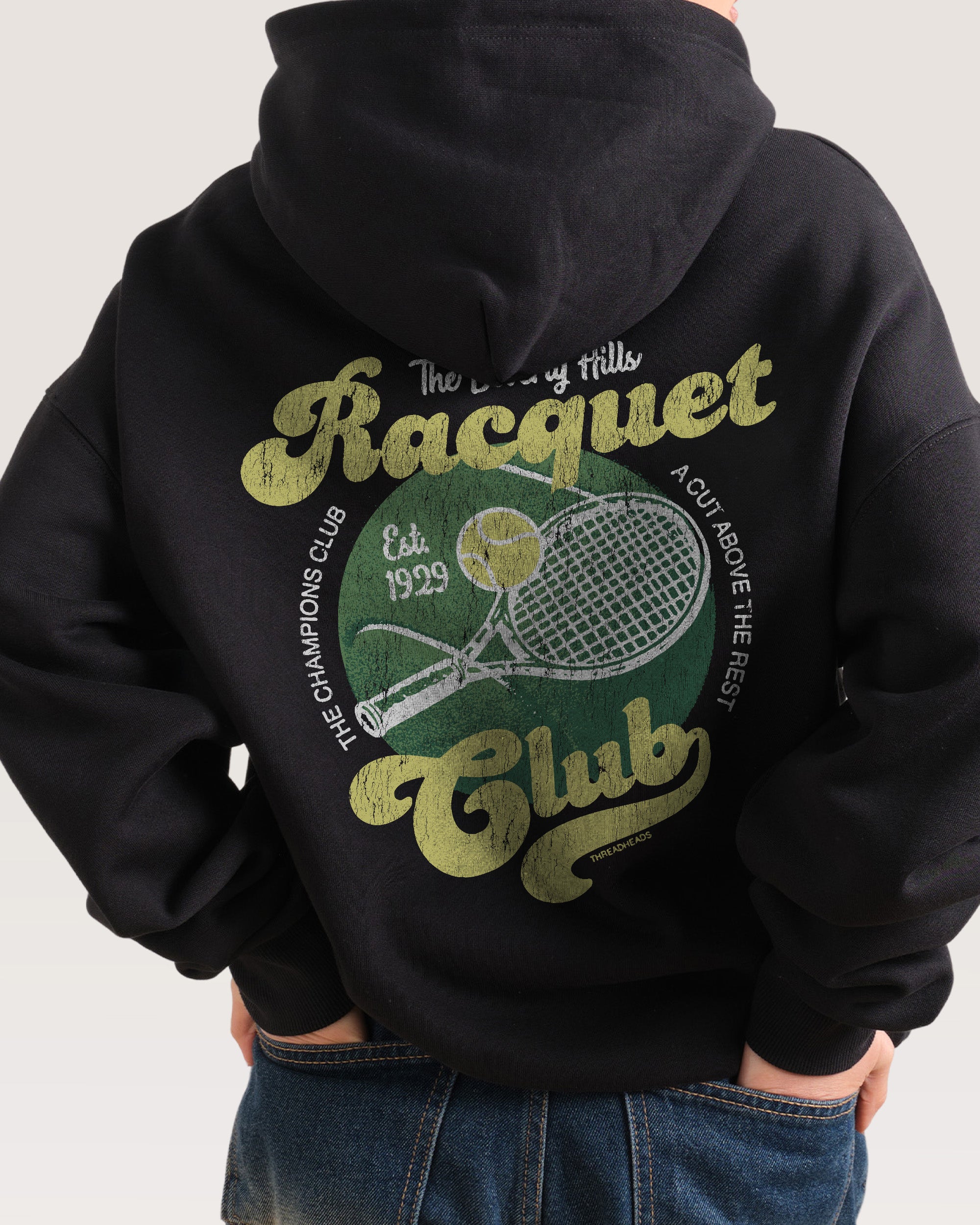 Beverly Hills Racquet Club Black Hoodie