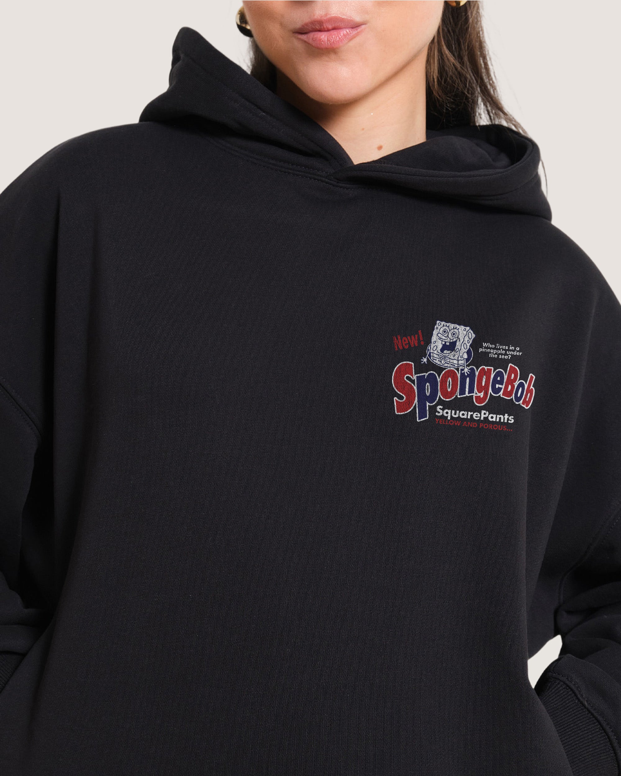 Spongebob Bob Black Hoodie