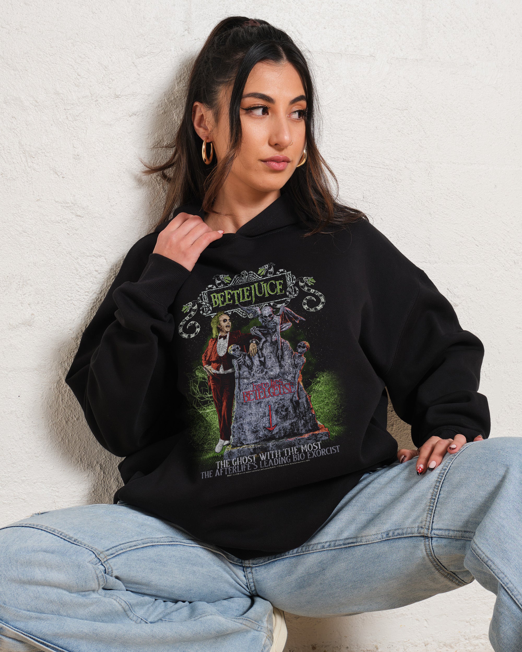 Beetlejuice Lies Here Hoodie Australia Online