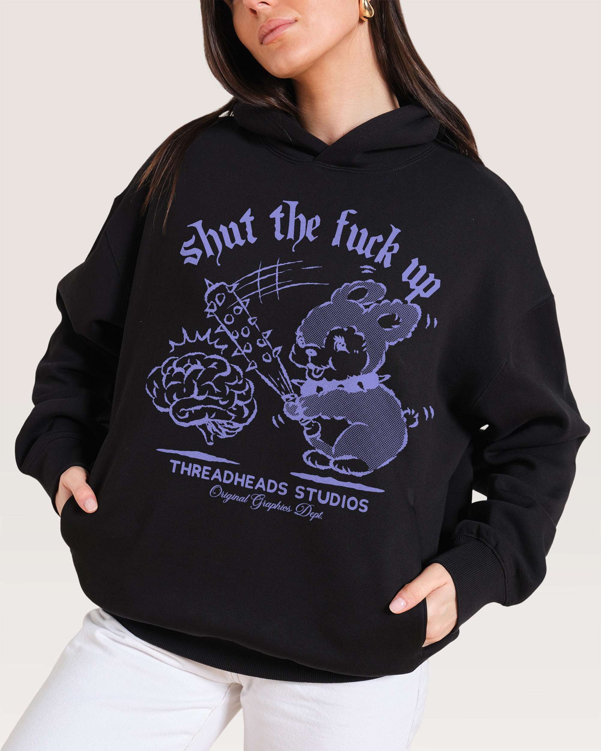 Shut the F Up Hoodie Australia Threadheads Online