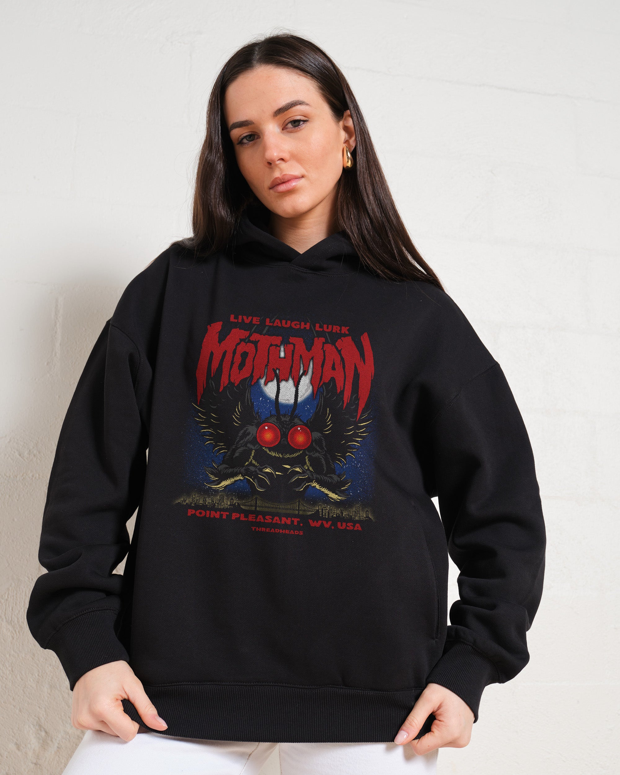 Mothman - Live Laugh Lurk Hoodie Australia Online