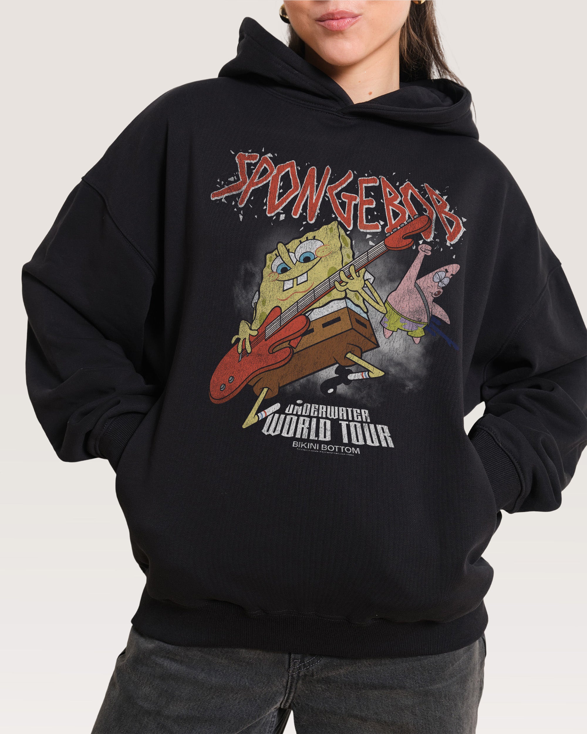 Spongebob’s World Tour Black Hoodie