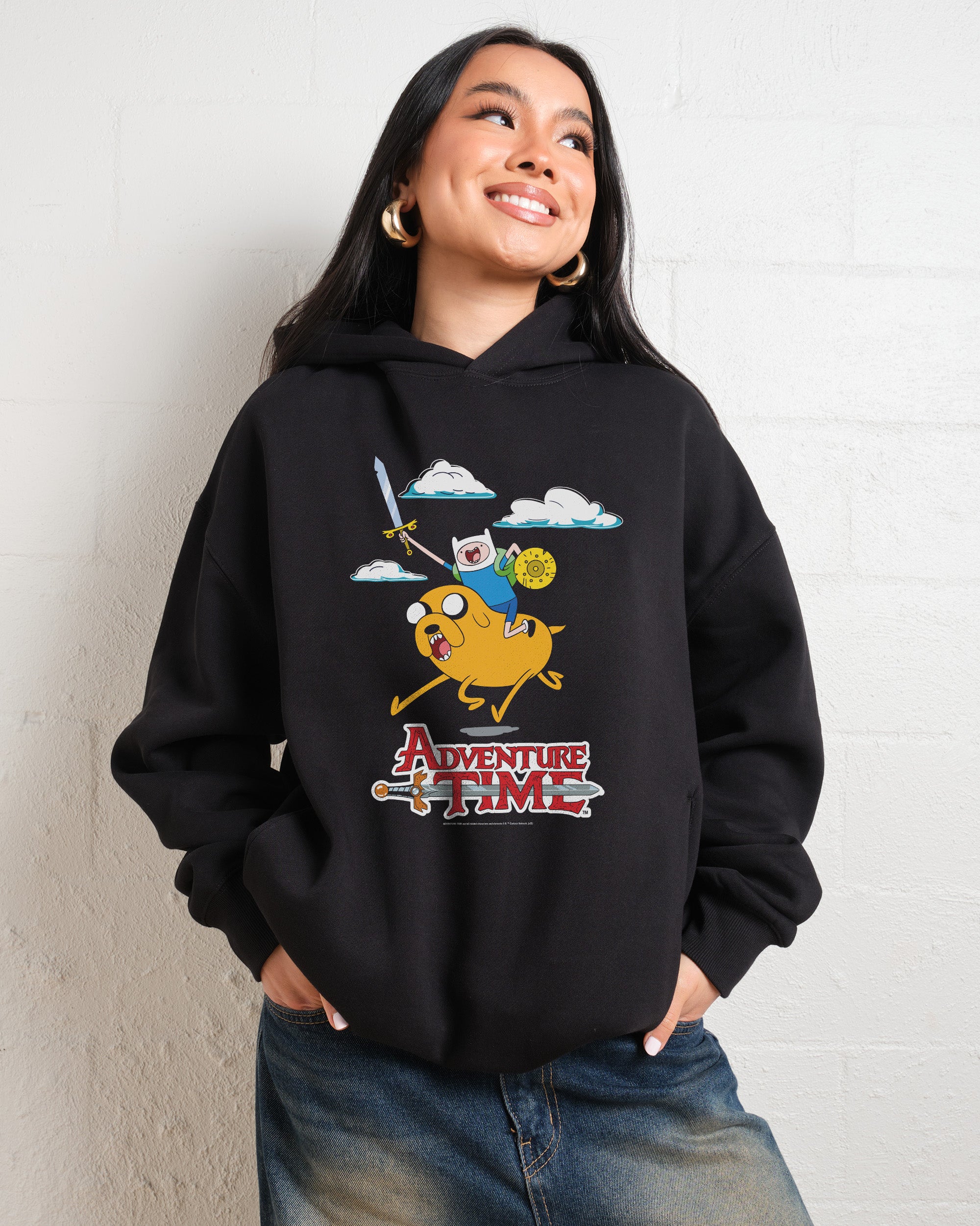 Adventure Time Mudscamp good Embroidered Hoodie