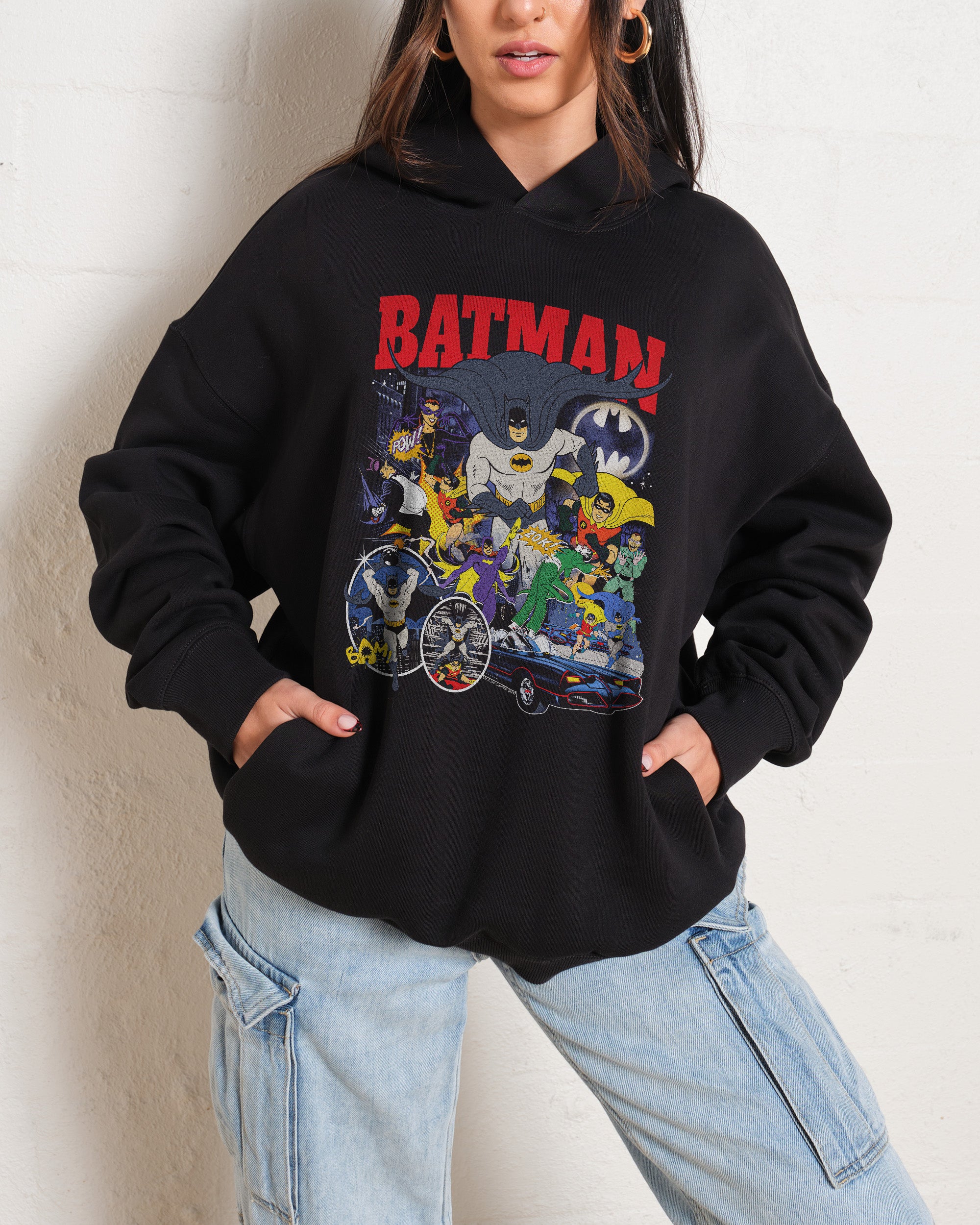 Batman Animated Vintage Hoodie Australia Online