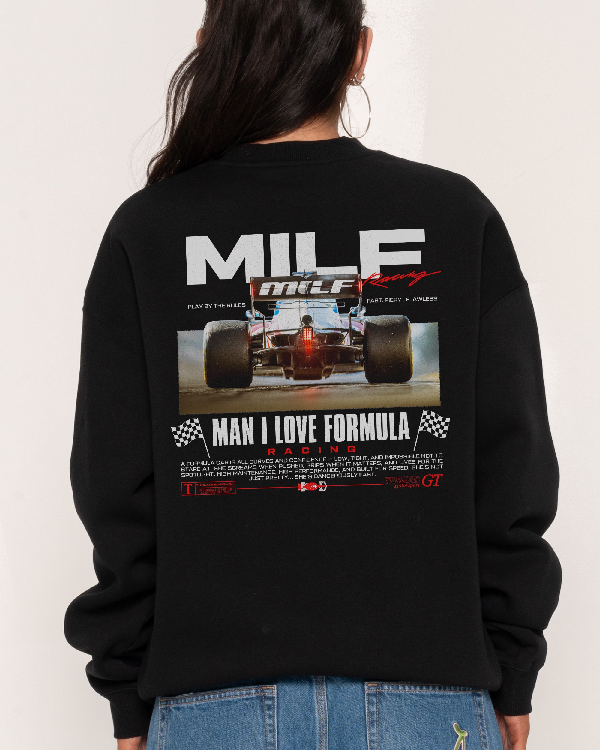 MILF Racing Black Sweatshirt